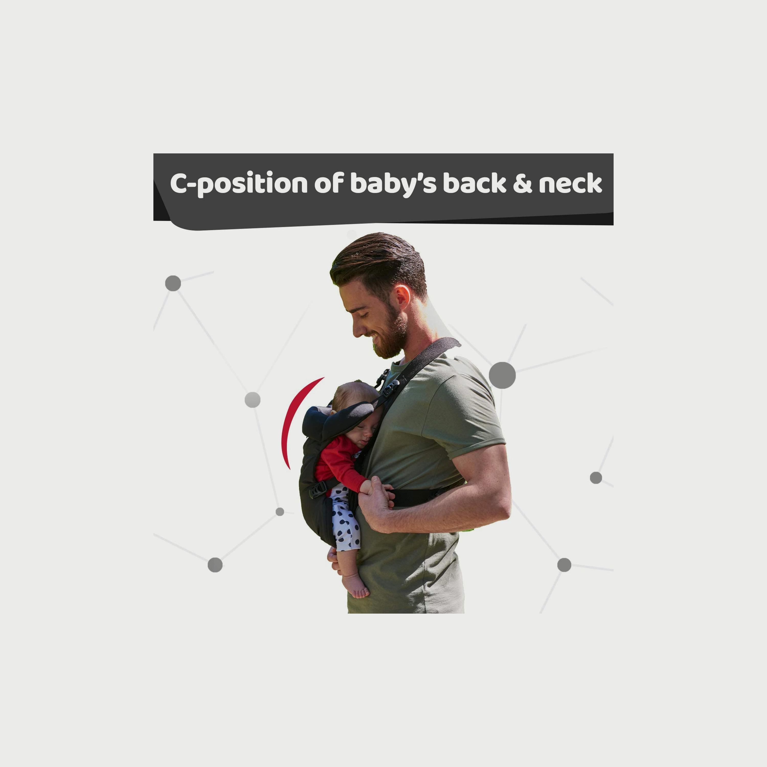 Chicco Easyfit Baby Carrier 0-9Kg, Black Night-baby-gear-babycarriers-image-5