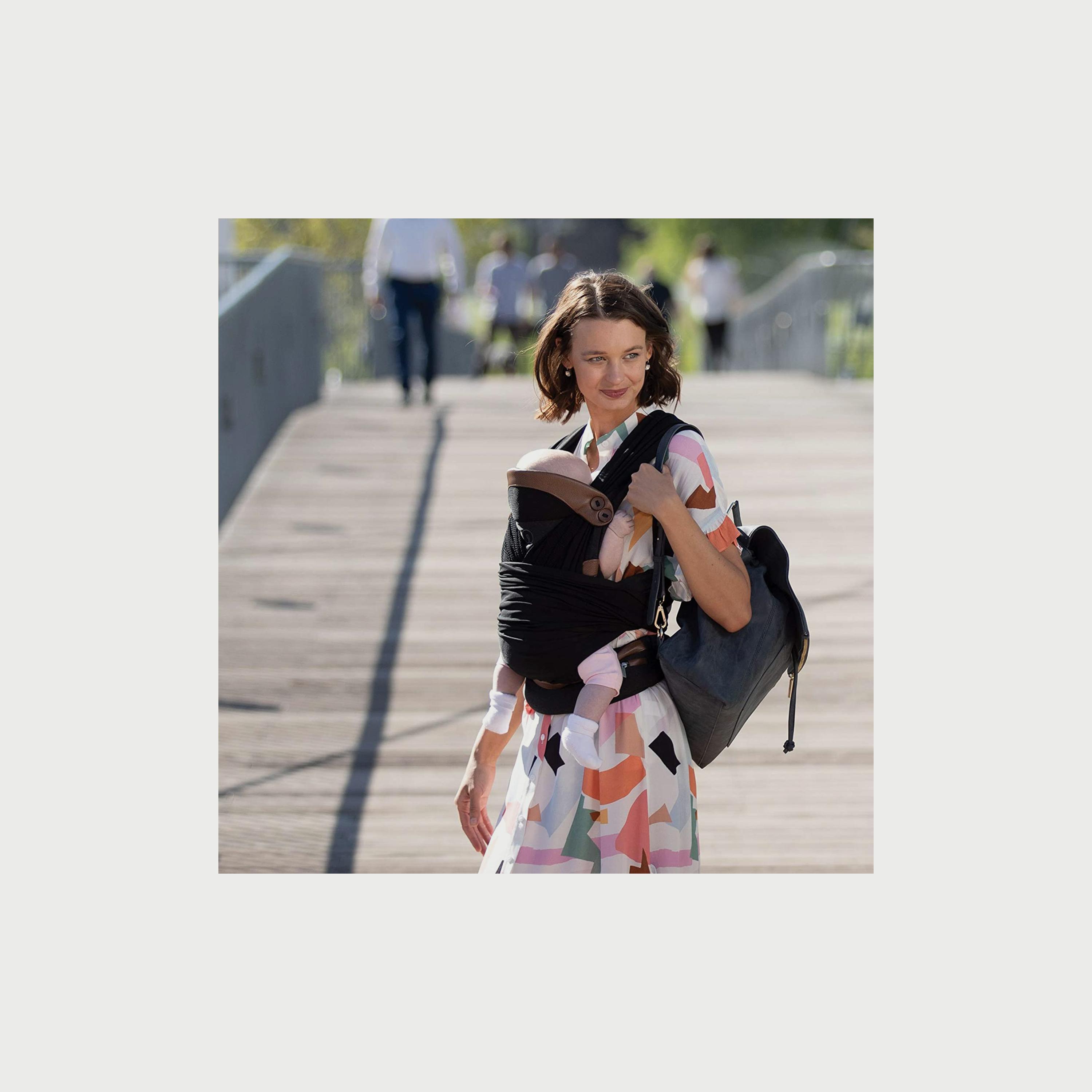 Chicco Boppy Adjust Comfy Fit Baby Carrier, Charcoal-baby-gear-babycarriers-image-4