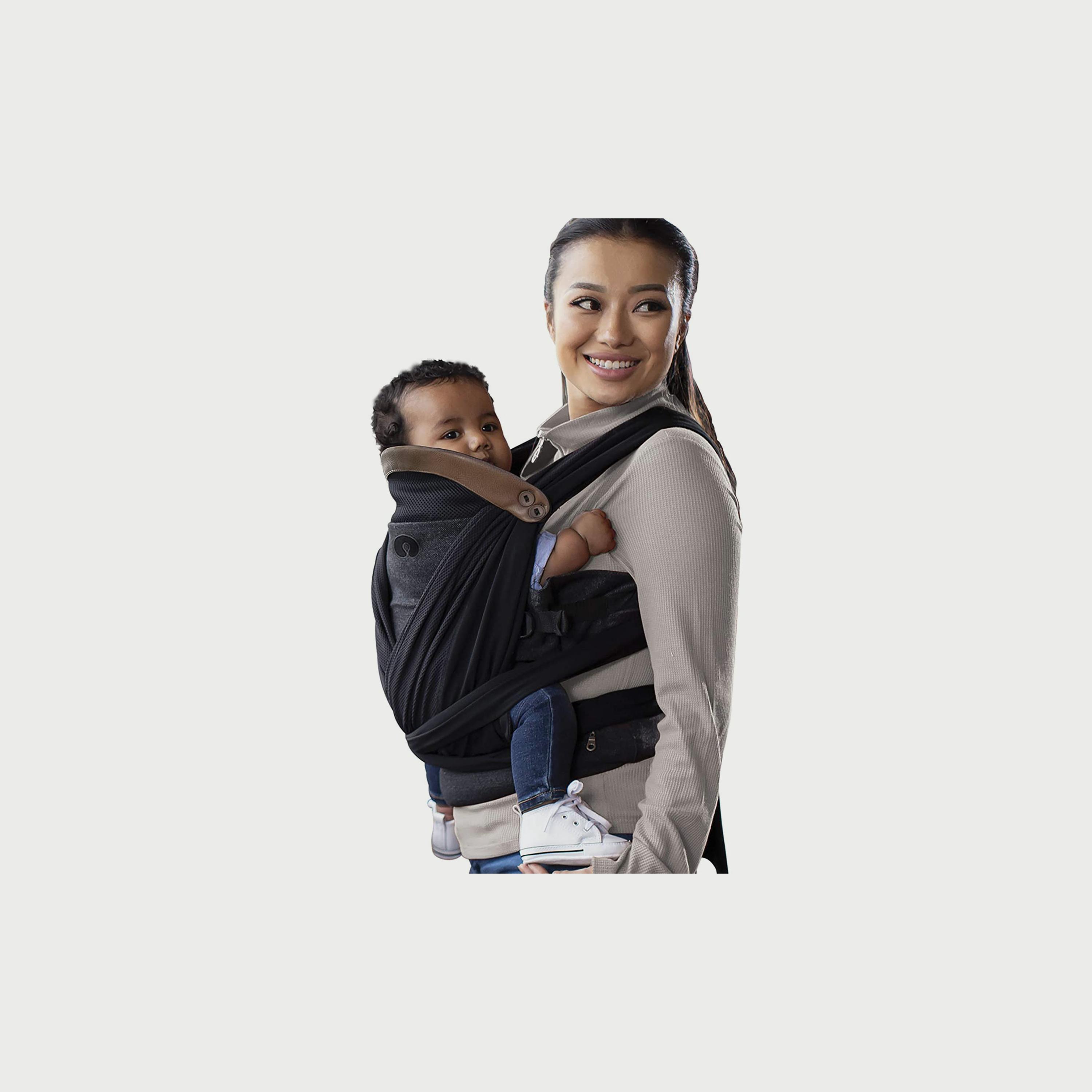 Chicco Boppy Adjust Comfy Fit Baby Carrier, Charcoal-baby-gear-babycarriers-image-5