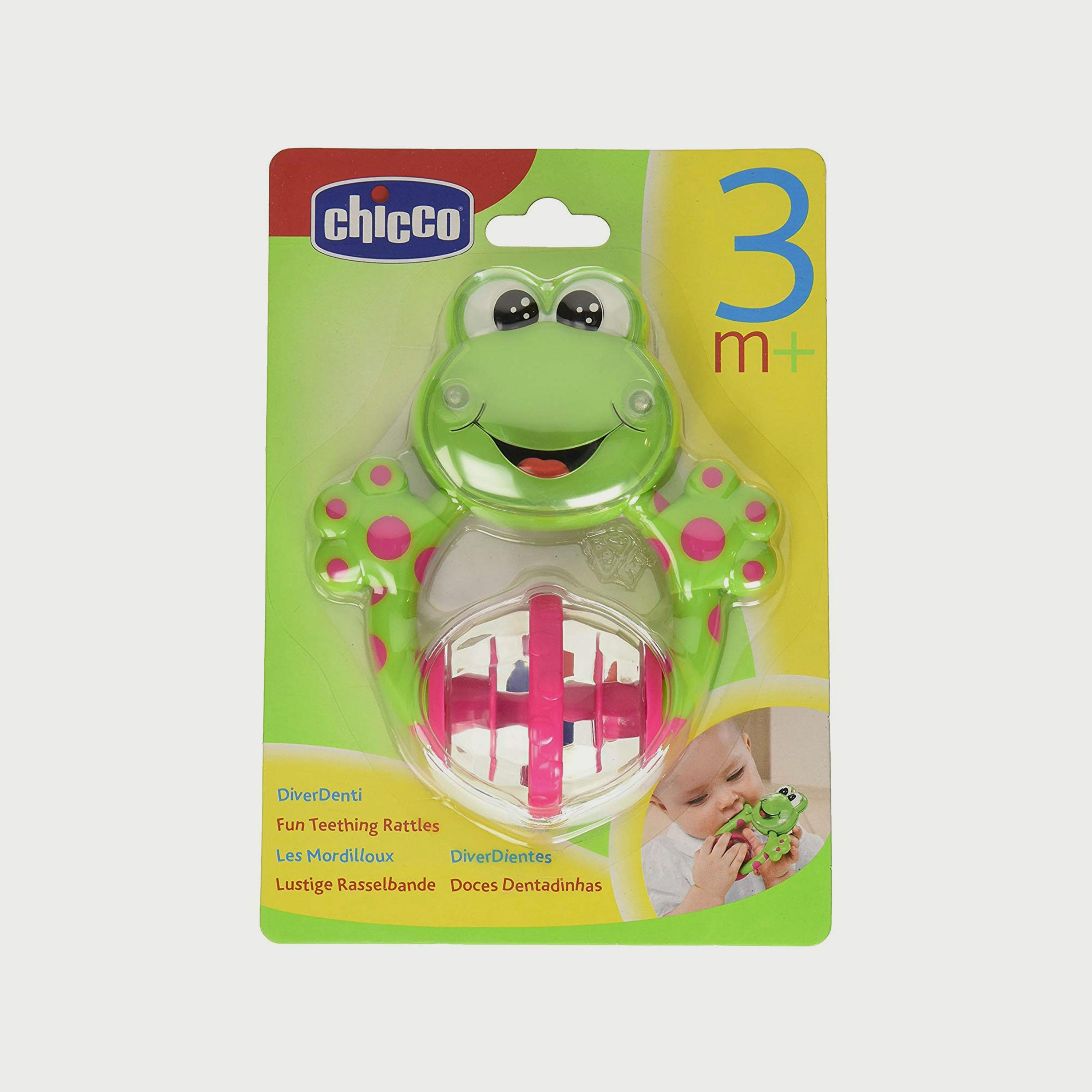 Chicco Fun Teething Rattle Frog-toys-babyandtoddlertoys-rattlesandteethers-image-2