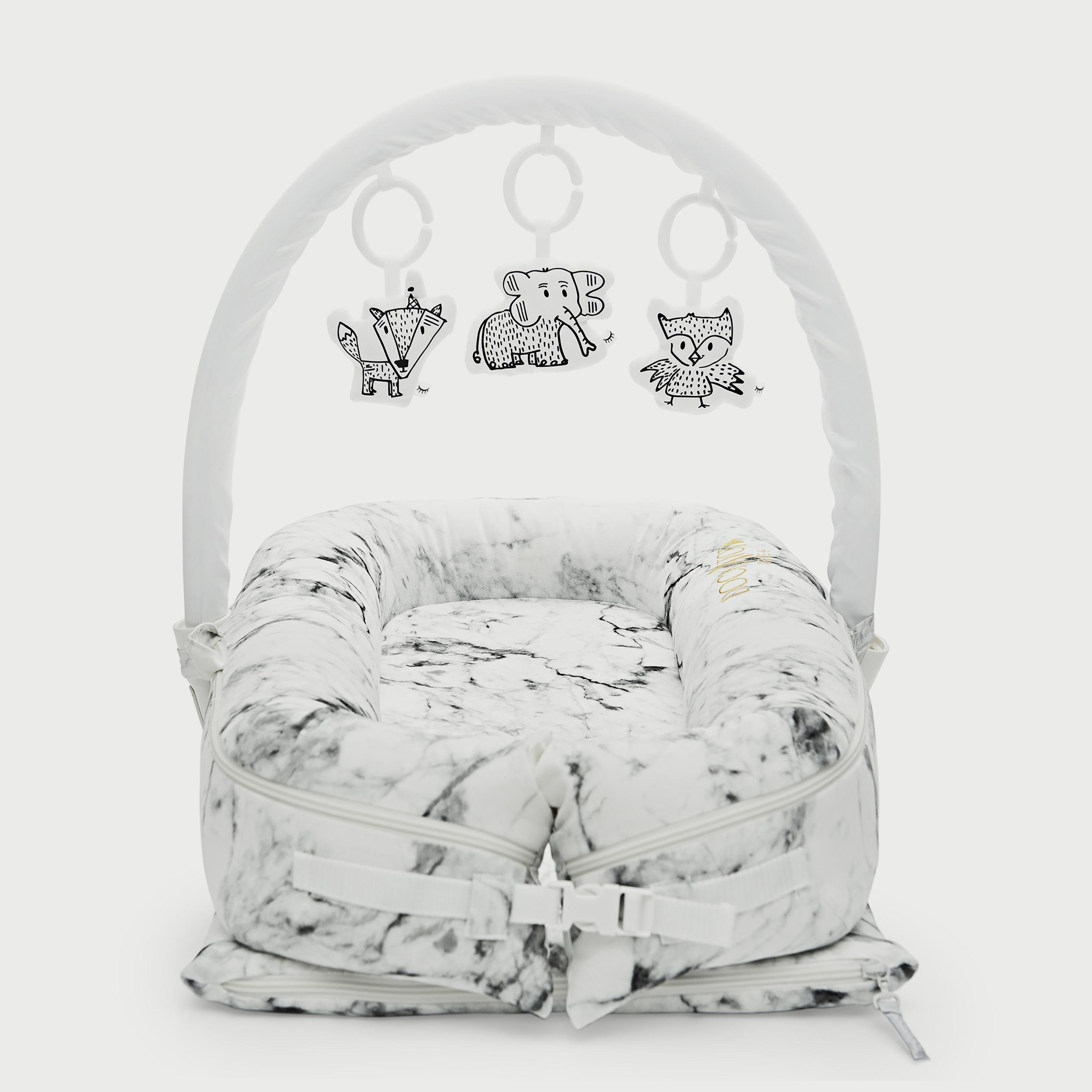 DockATot Deluxe+ Pod,  Carrara Marble-baby-nursery-furniture-cribsandbeds-cribaccessories-image-5