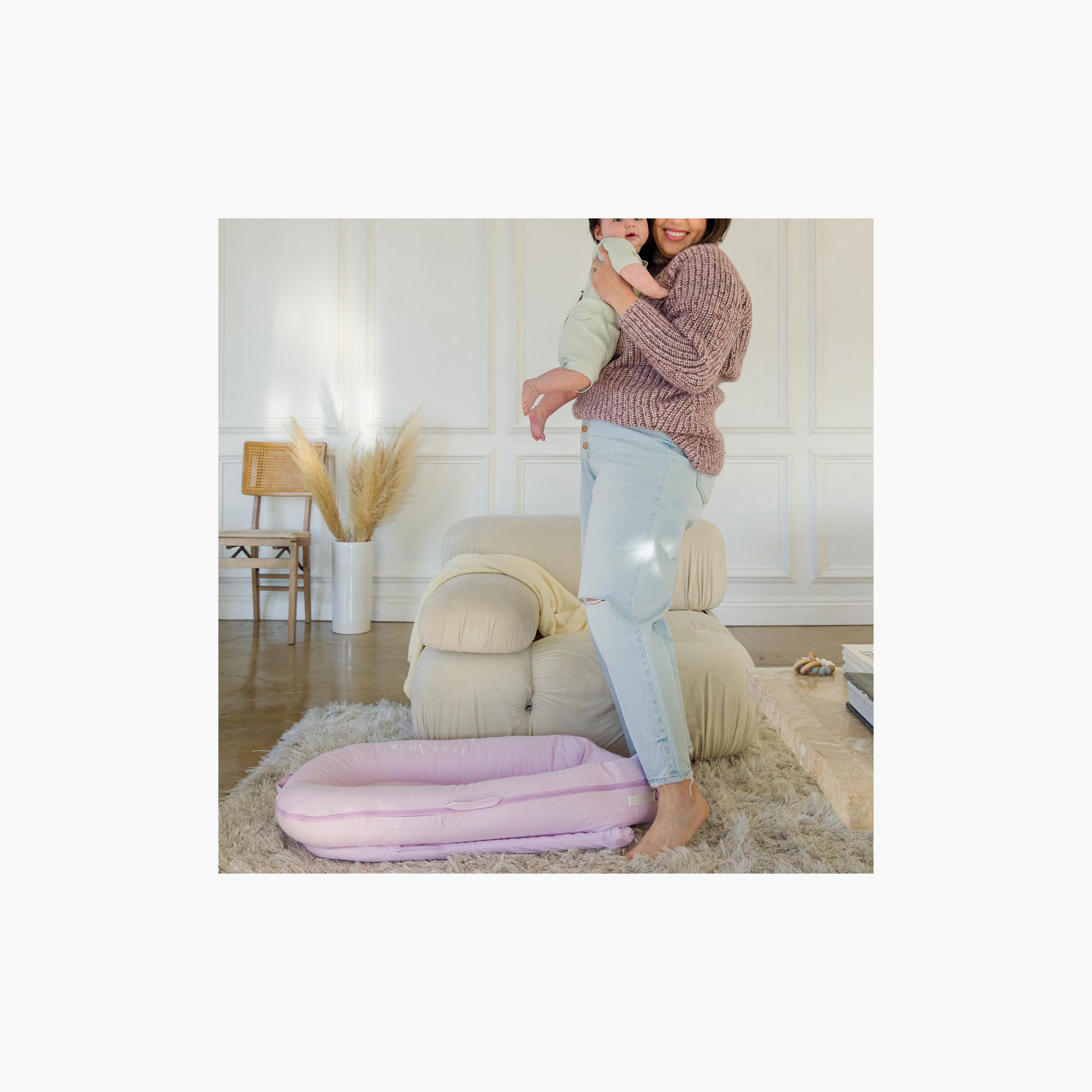 DockATot Deluxe+ Pod, Lovely Lilac Chambray-baby-nursery-furniture-cribsandbeds-cribaccessories-image-5