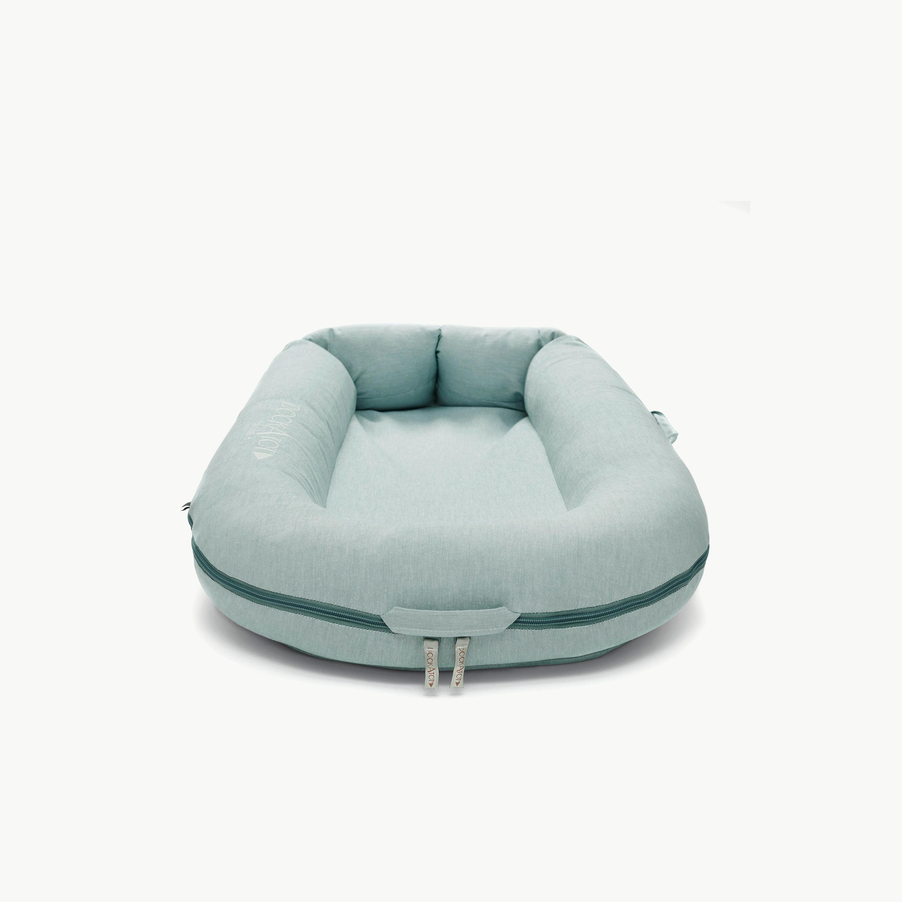 DockATot Deluxe+ Cover,Marine Chambray-baby-nursery-furniture-cribsandbeds-cribaccessories-image-4