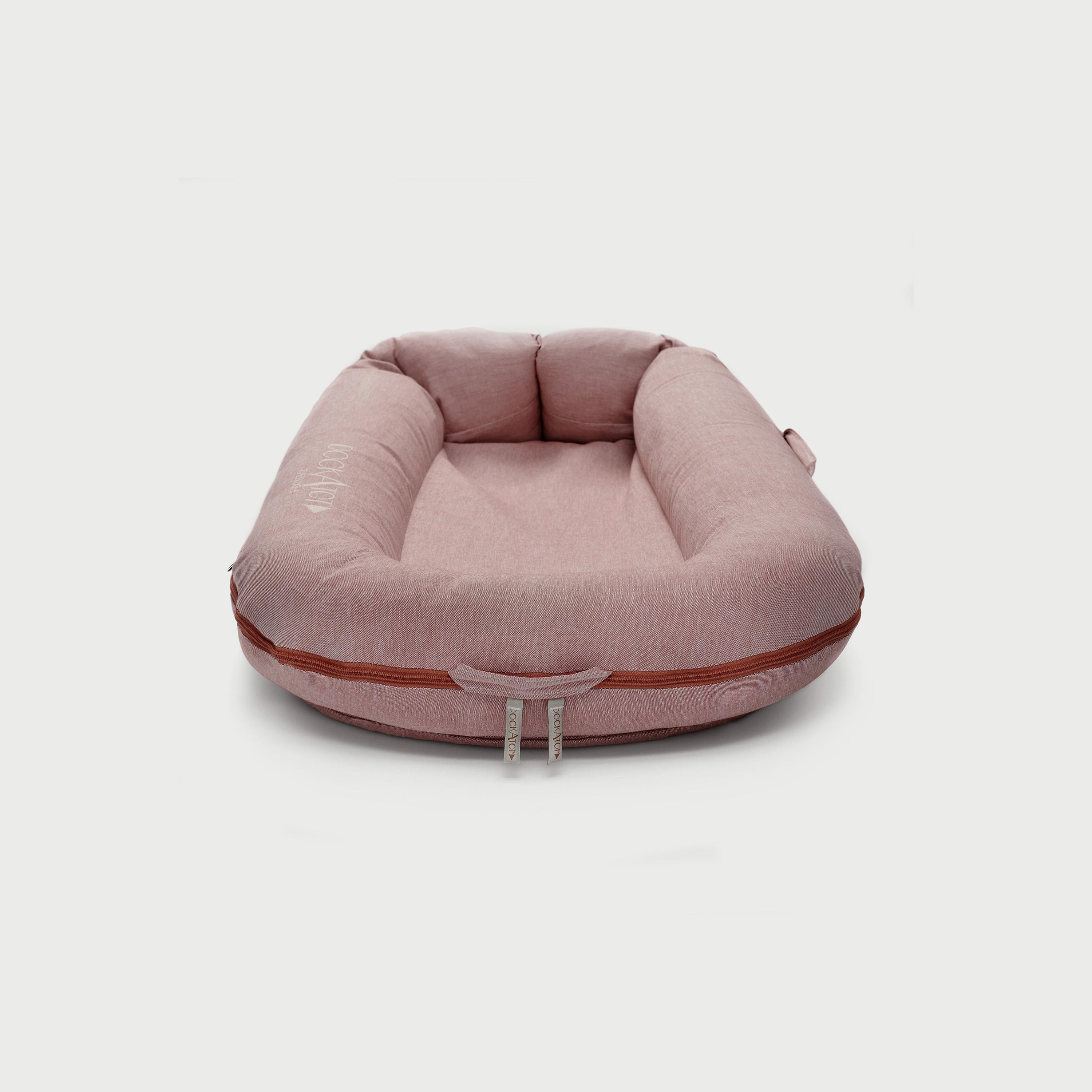 DockATot Deluxe+ Cover,Ginger Chambray-baby-nursery-furniture-cribsandbeds-cribaccessories-image-3