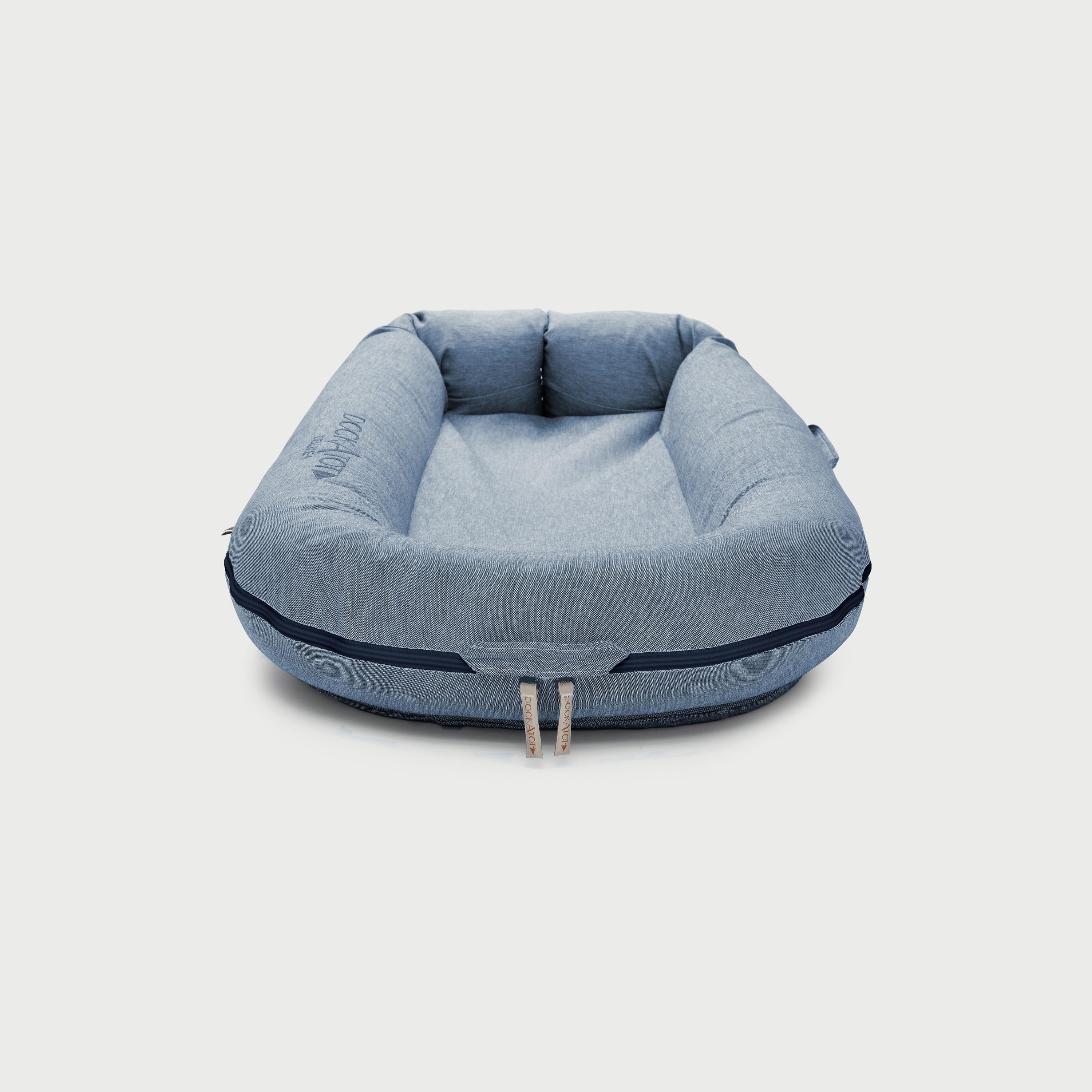 DockATot Deluxe+ Cover,Indigo Chambray-baby-nursery-furniture-cribsandbeds-cribaccessories-image-3