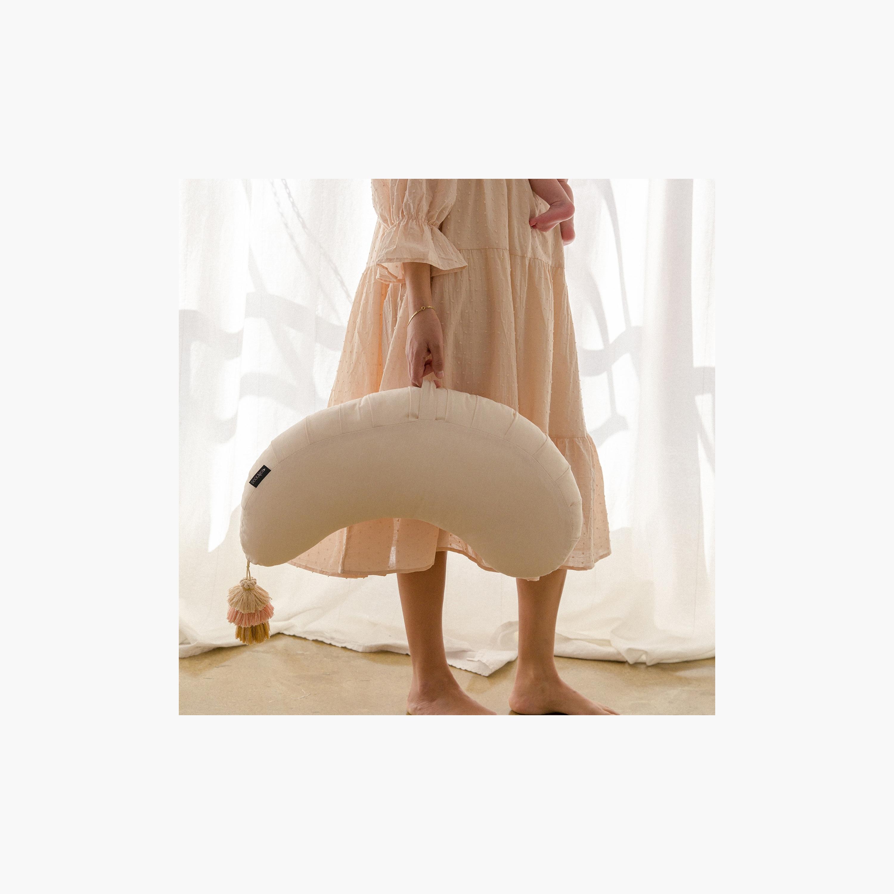 DockATot Nursing Pillow, Sand Chambray-baby-feeding-breastfeedingandcare-image-4