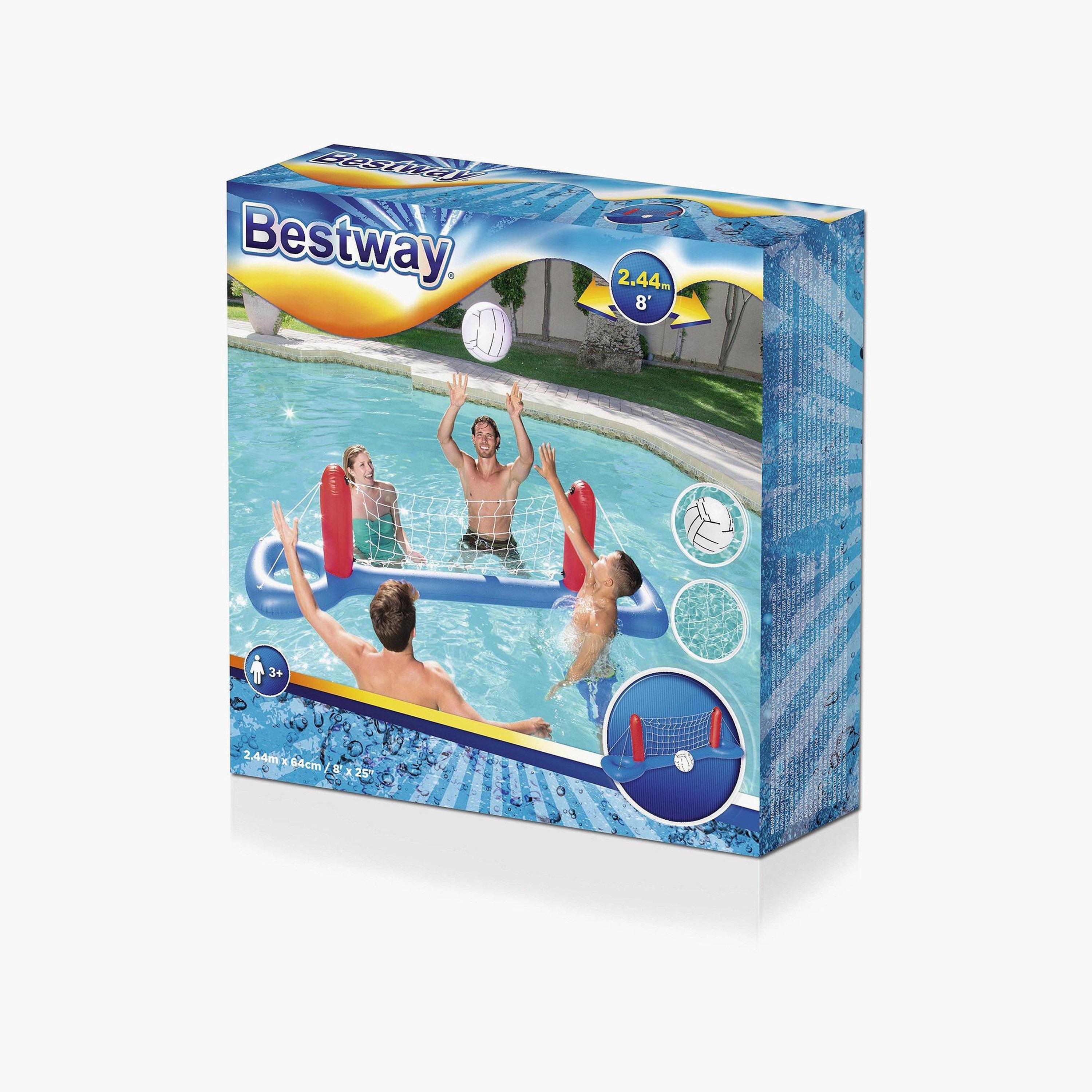 مجموعة لعب كرة الطائرة العائمة لحمام السباحة من بيست واي-toys-outdoor-poolandbeach-floatsandboats-image-2