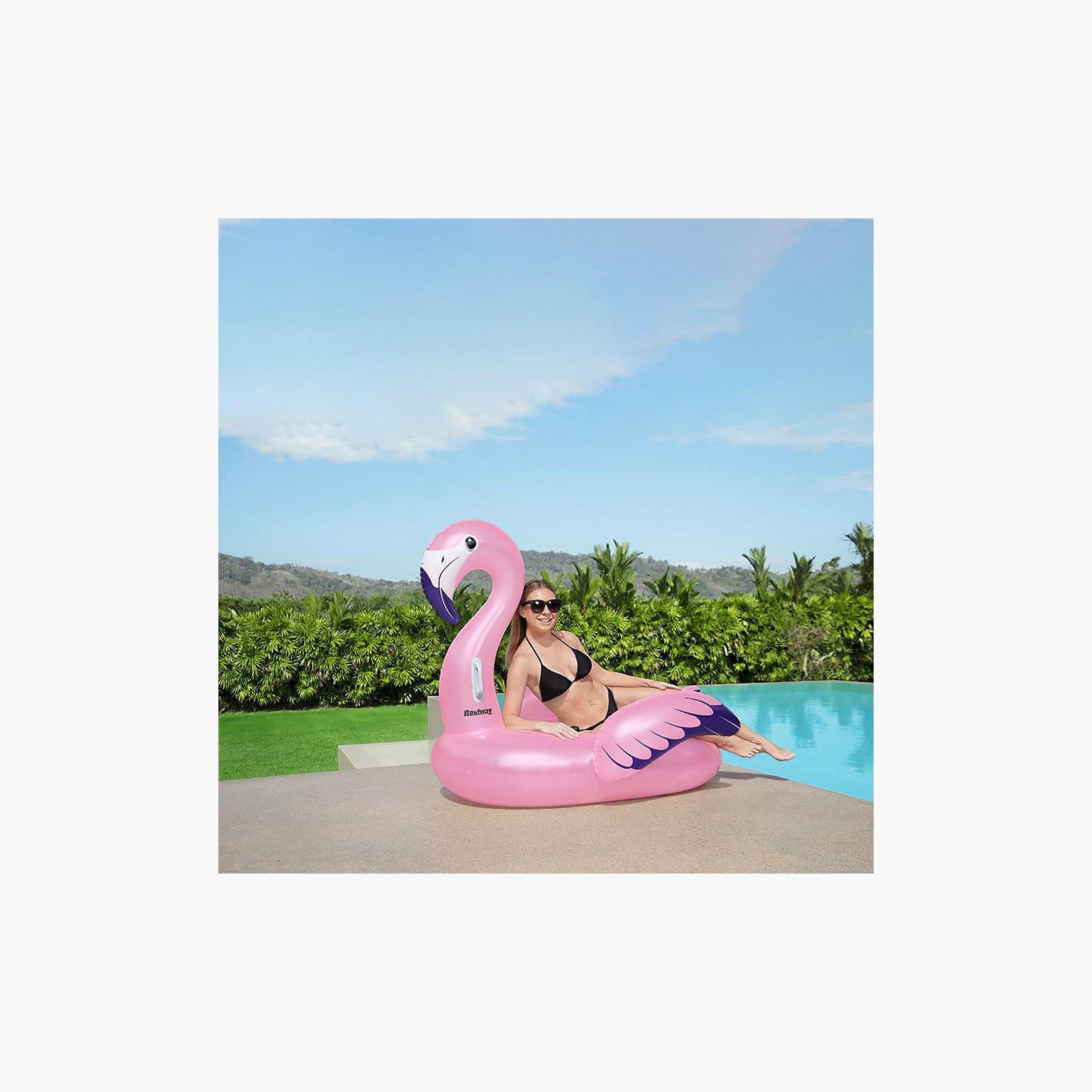 عوامة فلامينجو فاخرة من بيست واي - 153x143 سم-toys-outdoor-poolandbeach-floatsandboats-image-4