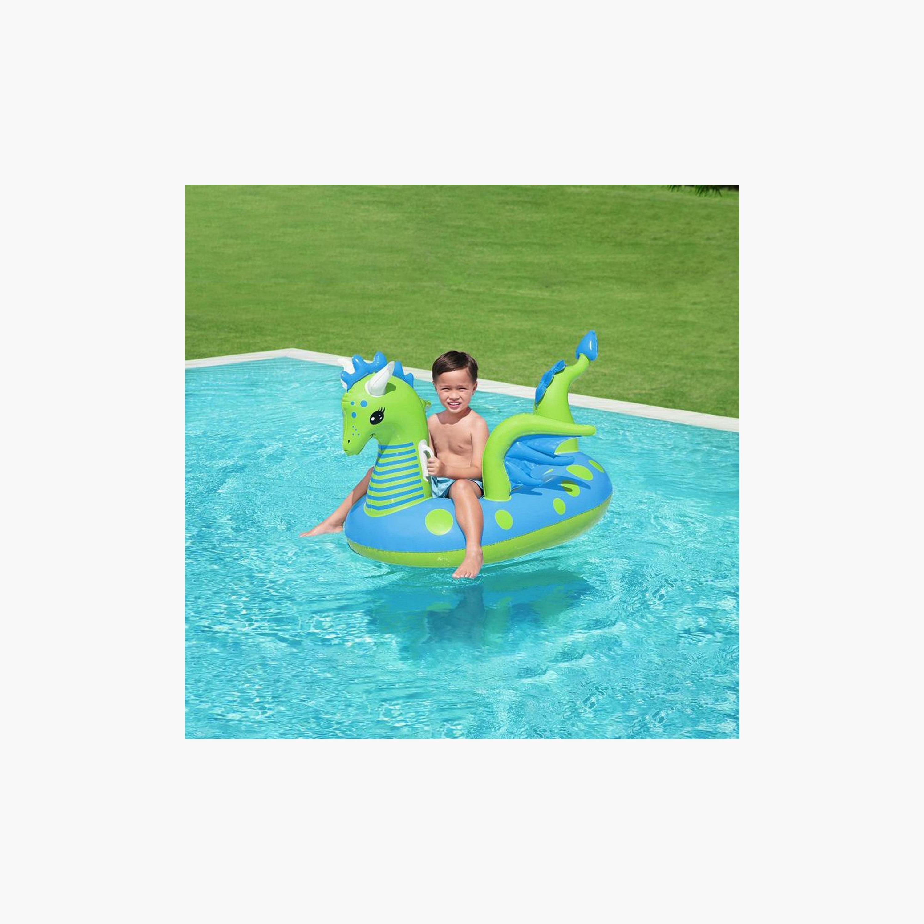 لعبة ركوب بتصميم تنين فانتاسي من بيست واي - 134x142 سم-toys-outdoor-poolandbeach-floatsandboats-image-5