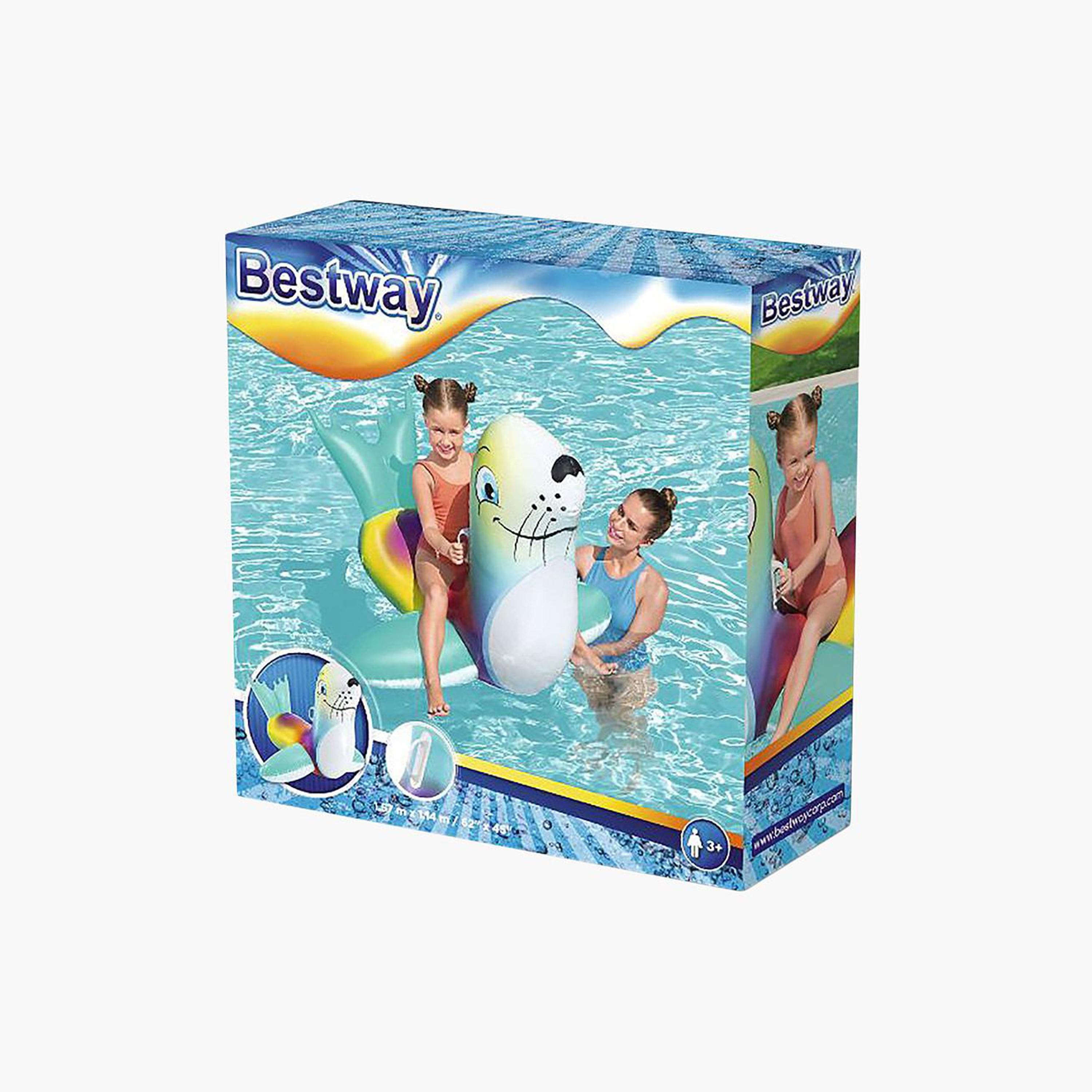 عوامة ركوب فقمة فلاش آند سبلاش من بيست واي-toys-outdoor-poolandbeach-floatsandboats-image-2