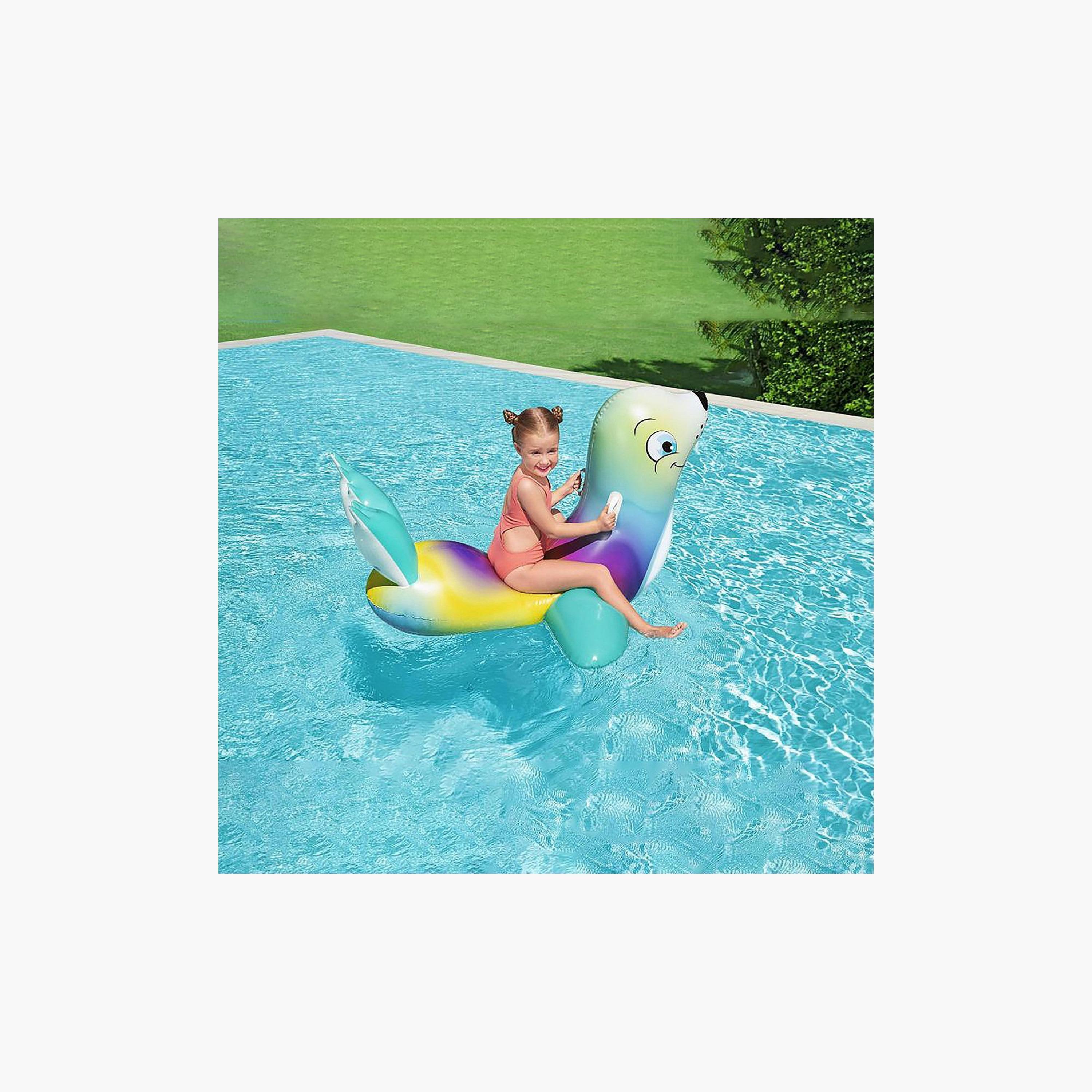 عوامة ركوب فقمة فلاش آند سبلاش من بيست واي-toys-outdoor-poolandbeach-floatsandboats-image-5