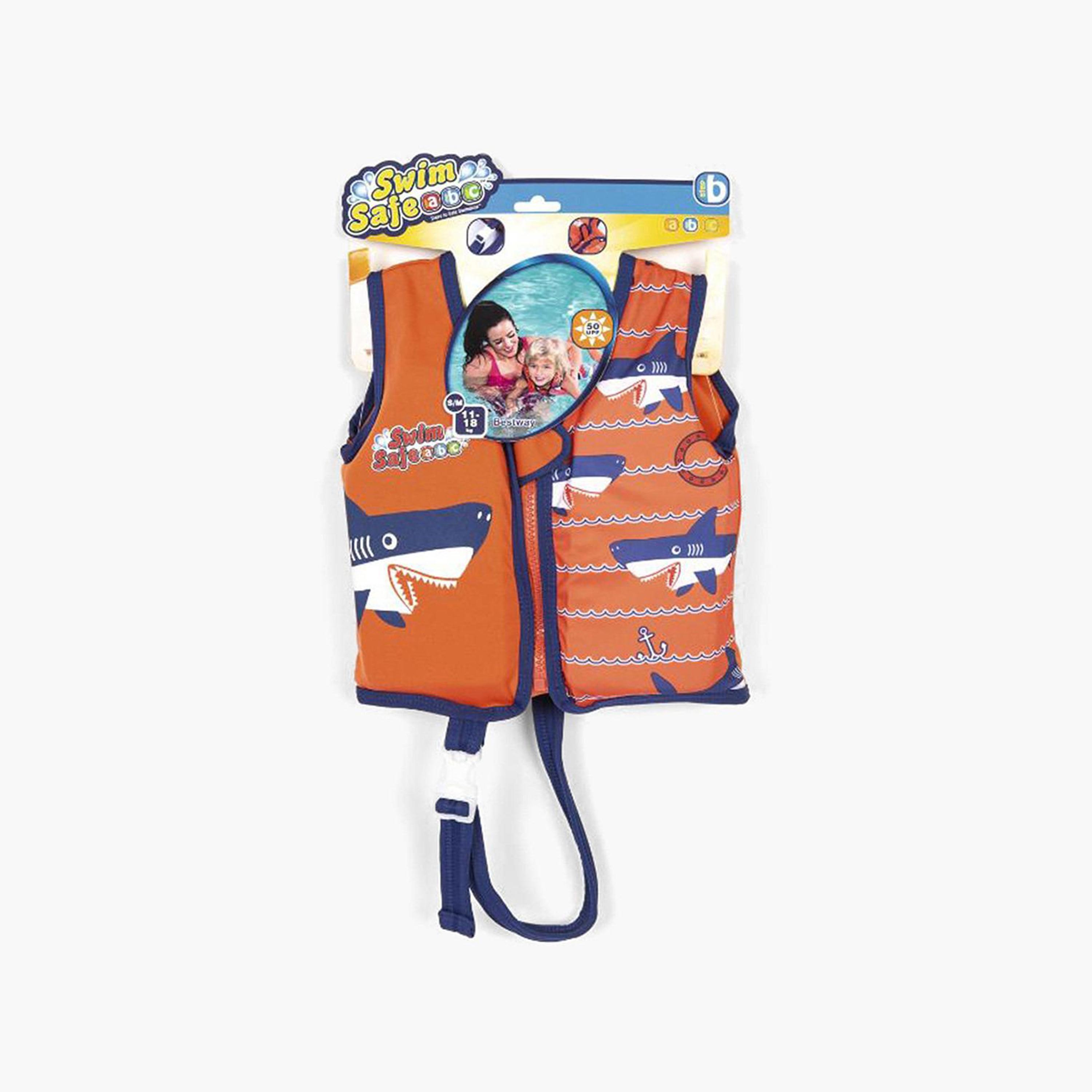 Bestway Swim Vest with Zip and Buckle Closure-sports-girls-clothing-swimwear-image-1