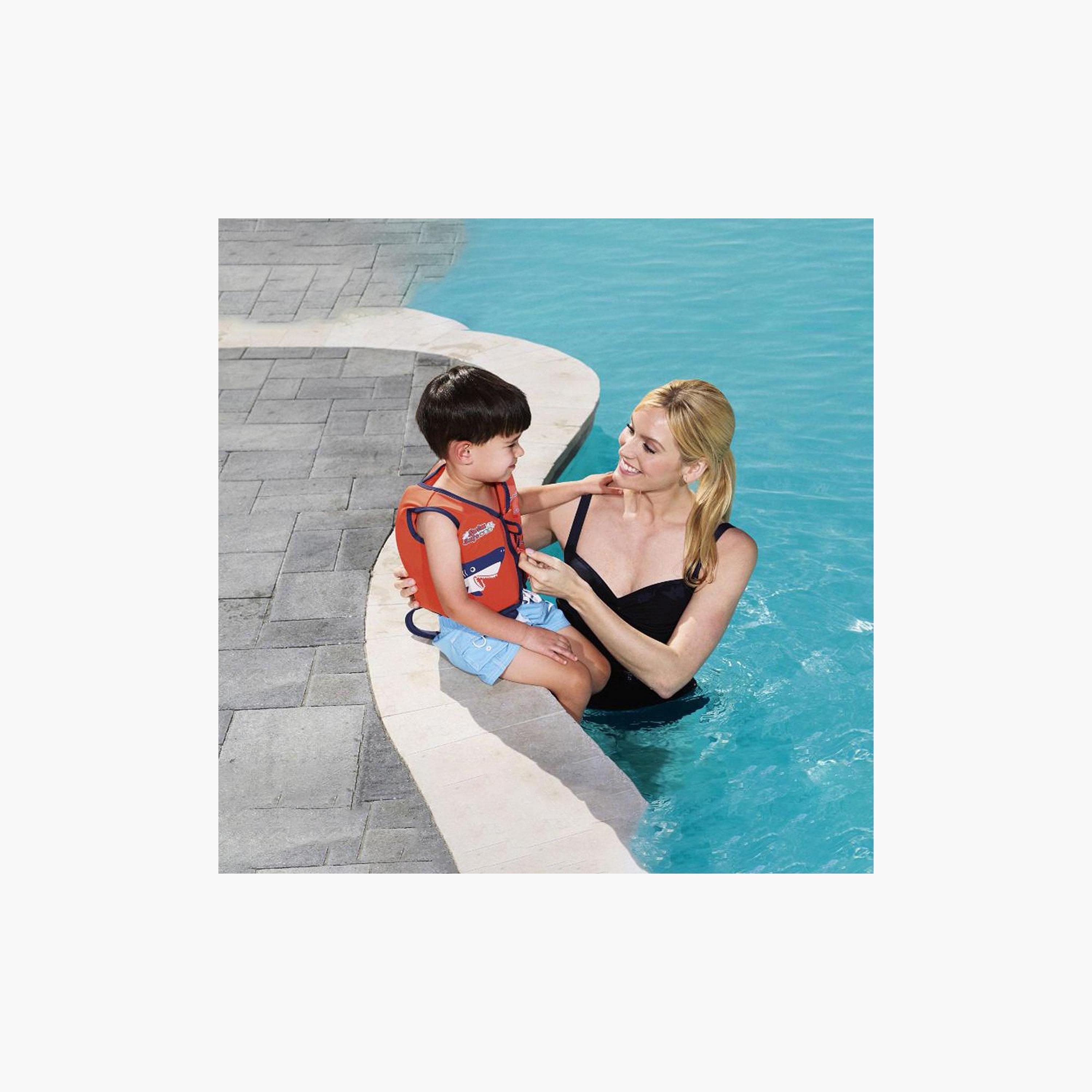 Bestway Swim Vest with Zip and Buckle Closure-sports-girls-clothing-swimwear-image-5