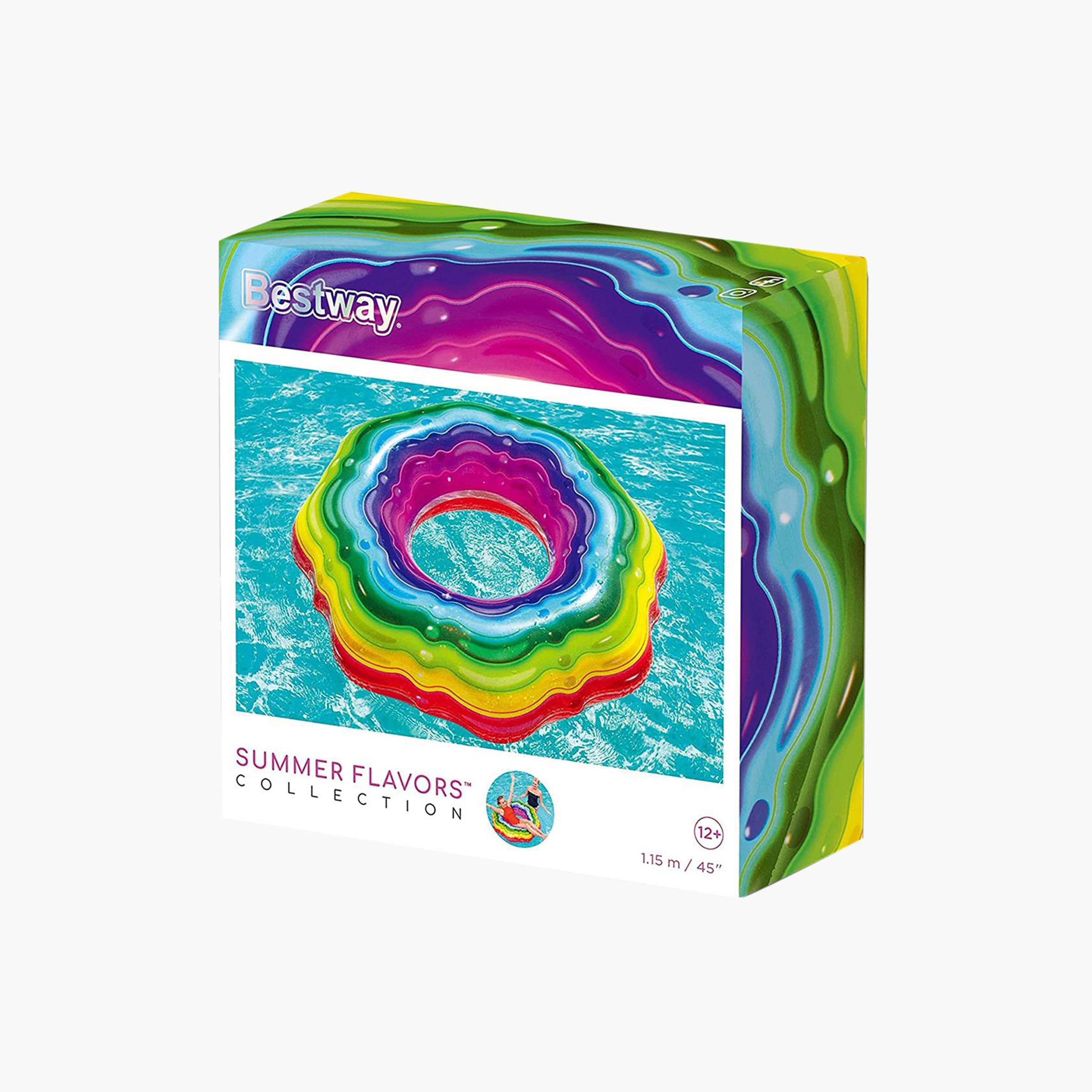 Bestway Rainbow Print Ribbon Tube-toys-outdoor-poolandbeach-poolaccessories-image-2