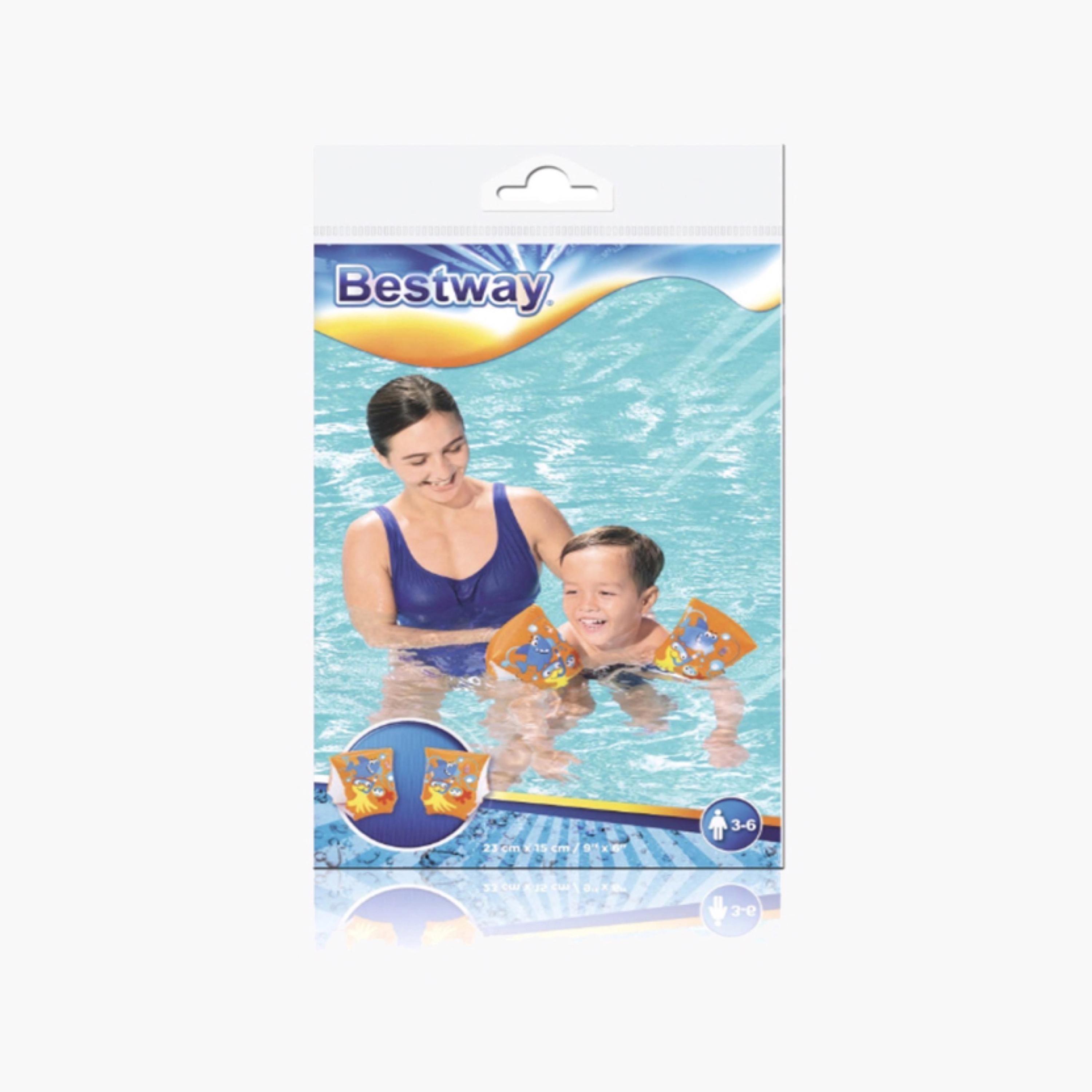 Bestway Turtle Armbands Set - 23 x 15 cms-girls-clothing-swimwear-image-2