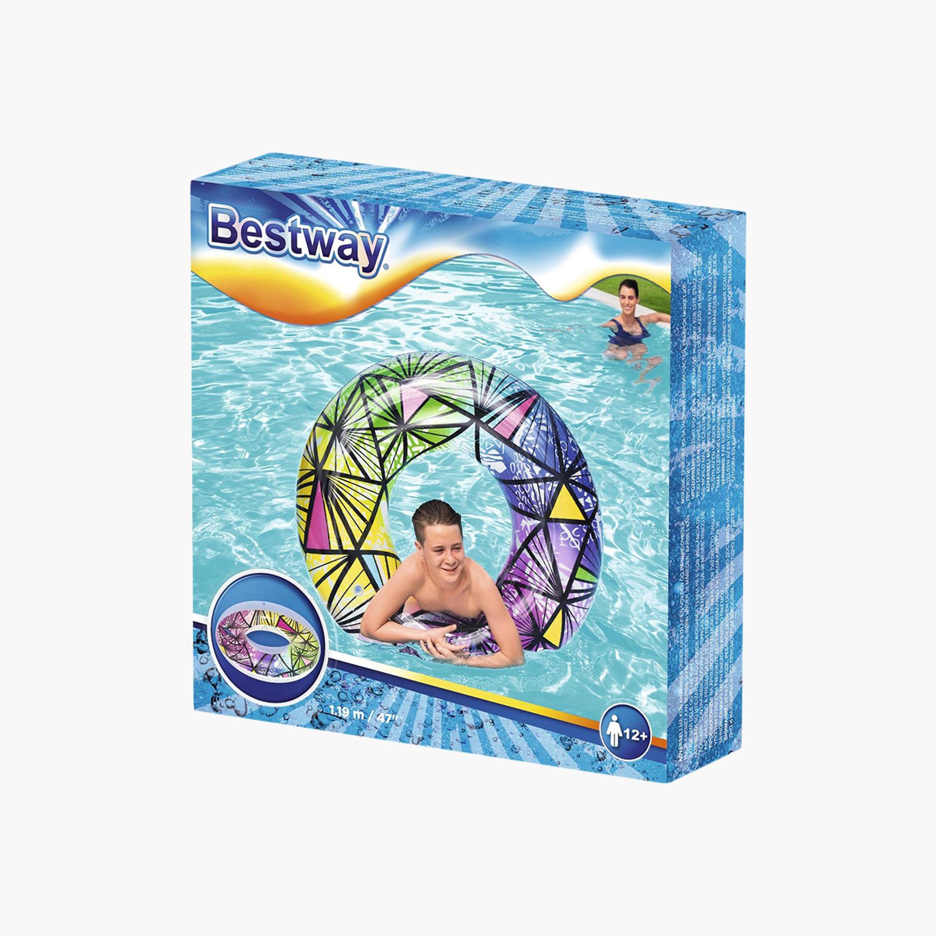 Bestway Stained Glass Swim Ring-toys-outdoor-poolandbeach-poolaccessories-image-2