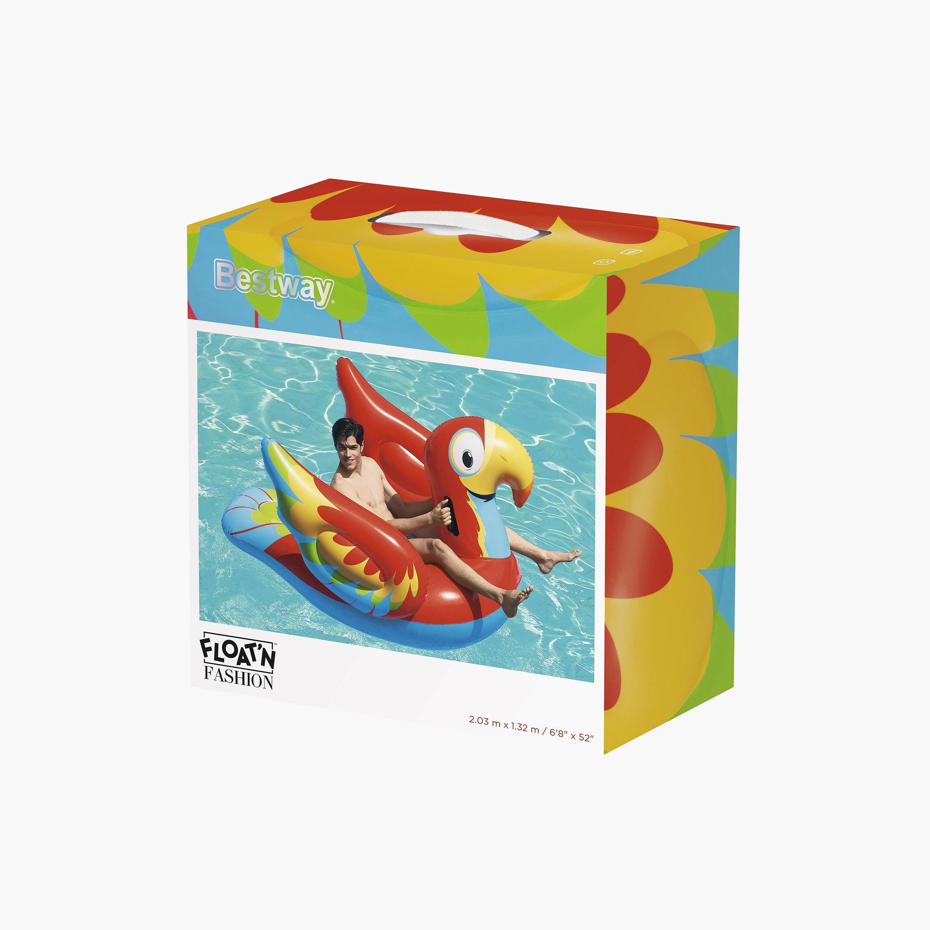 Bestway Peppy Parrot Ride-On Float - 203x132 cms-toys-outdoor-poolandbeach-floatsandboats-image-2