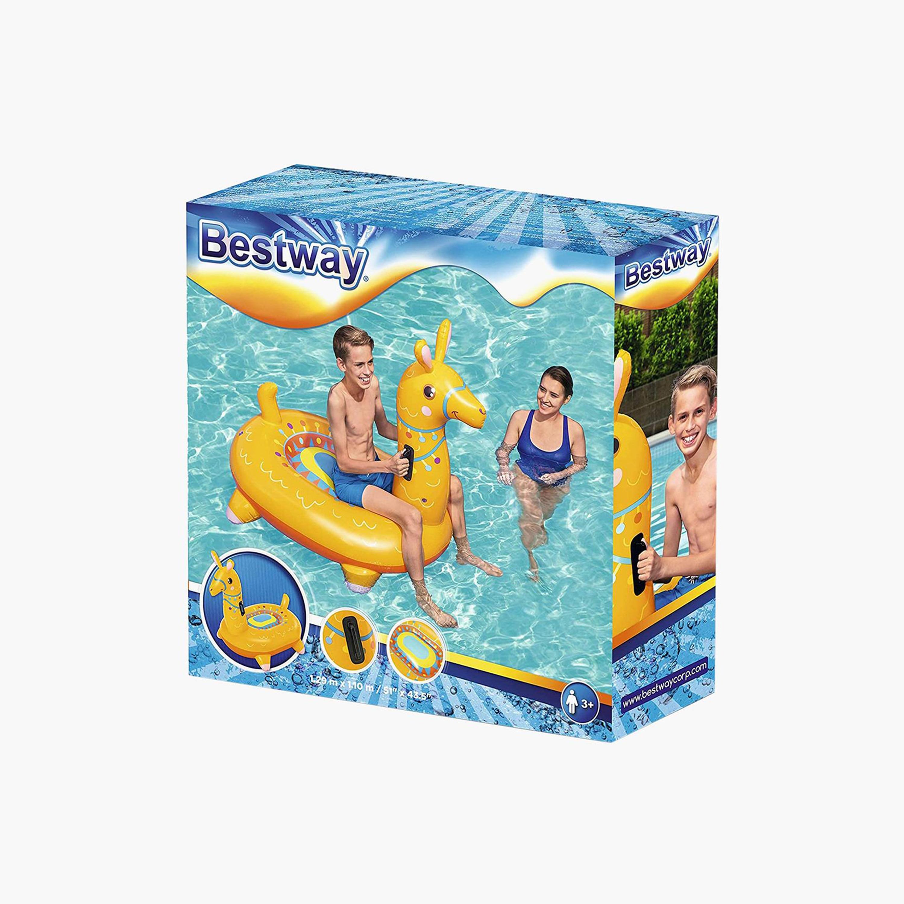 Bestway Llama Kiddie Ride-On Pool Float-toys-outdoor-poolandbeach-floatsandboats-image-2