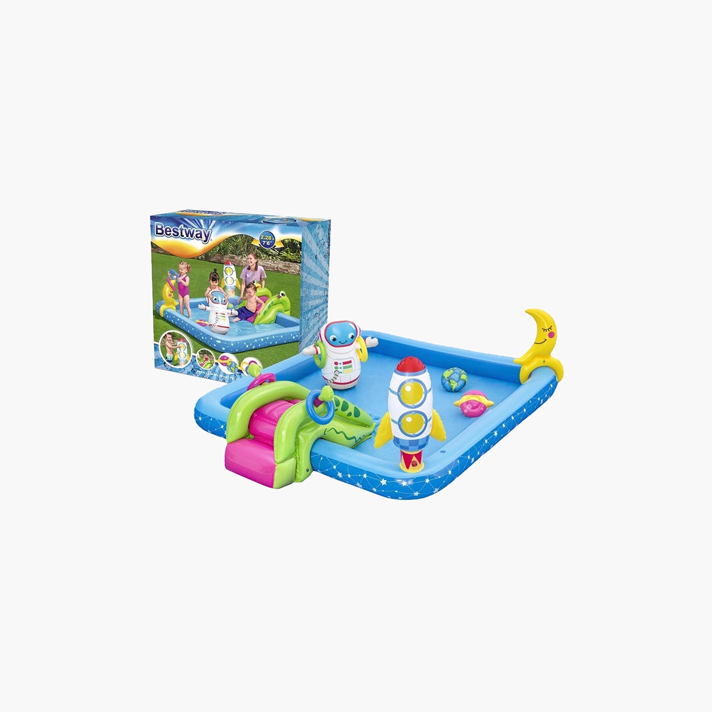 Bestway Little Astronaut Play Centre - 228x206x84 cms-toys-outdoor-playhousesandplayards-image-1