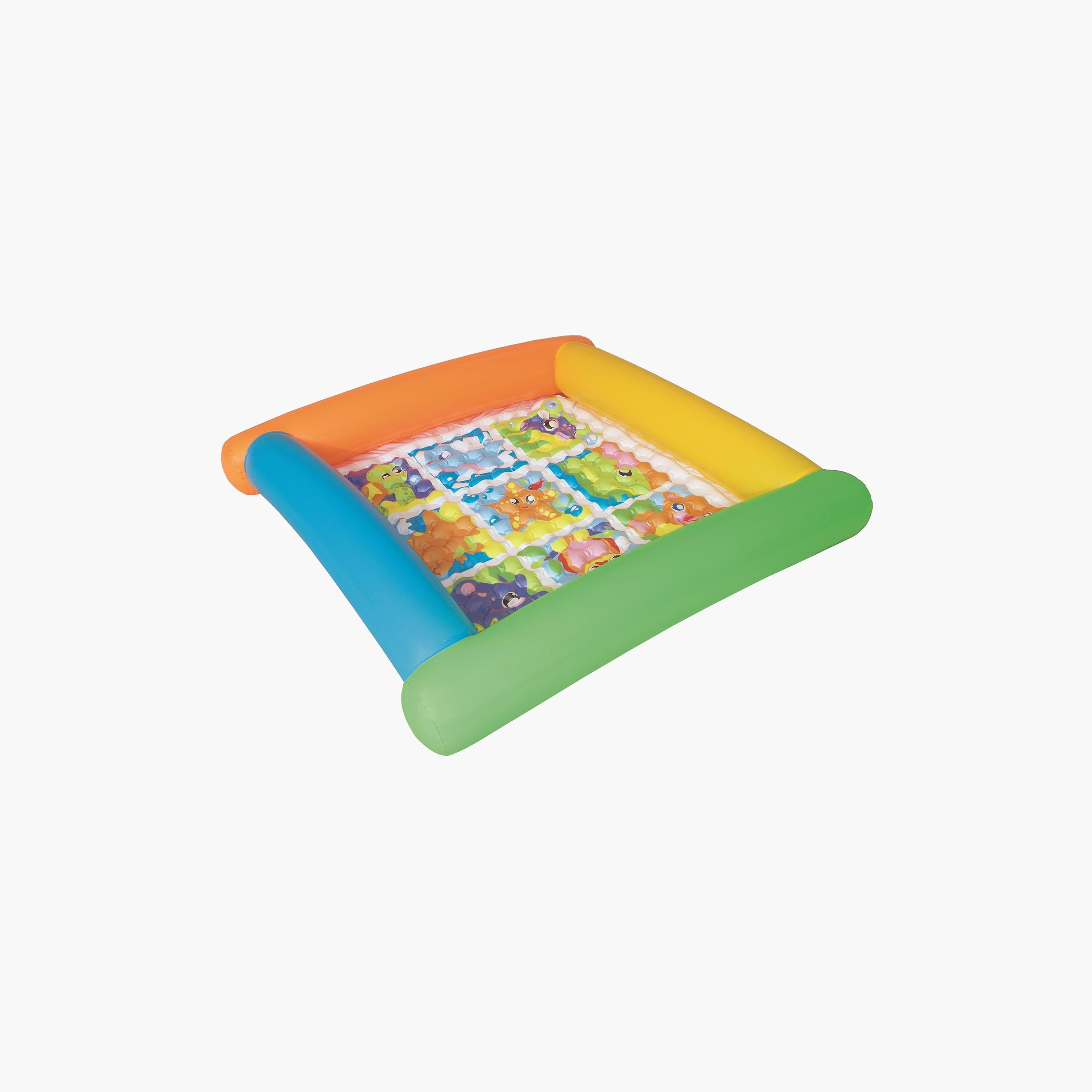 Bestway Friendly Animals Play Mat - 132 x 132 x 23 cms-toys-outdoor-poolandbeach-image-1