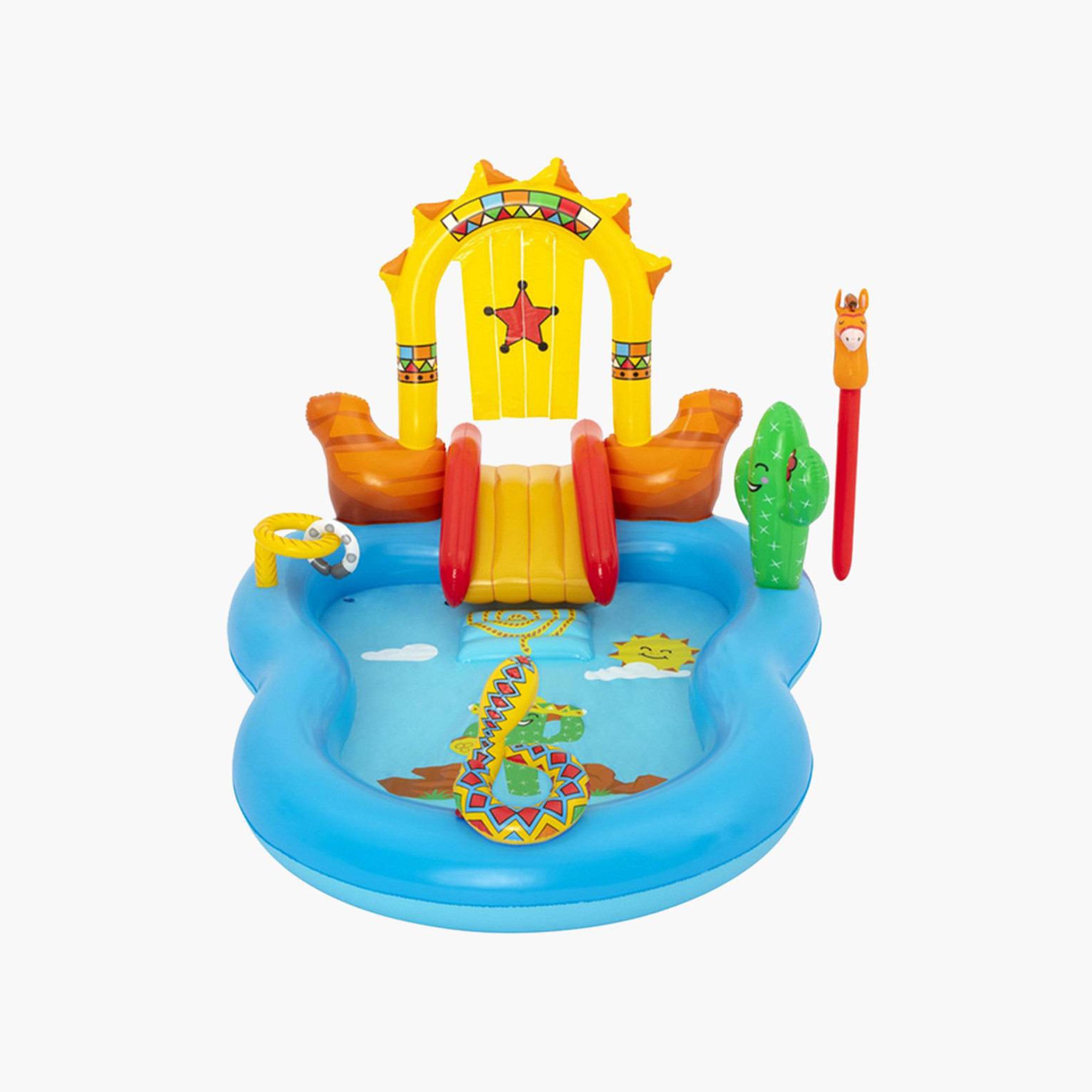 Bestway Inflatable Wild West Play Center - 264 x 188 x 140 cms-toys-outdoor-playhousesandplayards-image-1