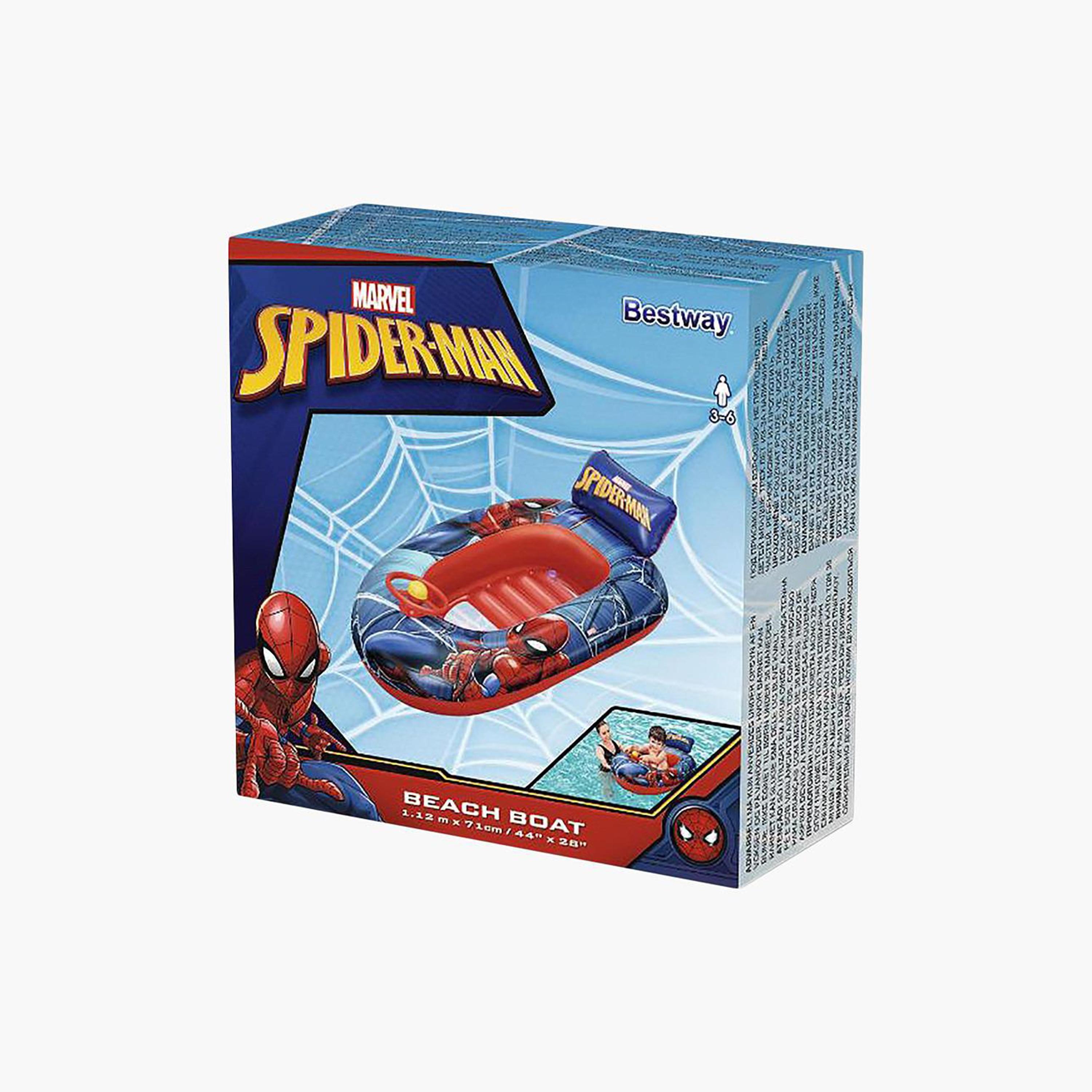 Bestway Spider-Man Beach Boat - 112x71 cms-toys-outdoor-poolandbeach-floatsandboats-image-2