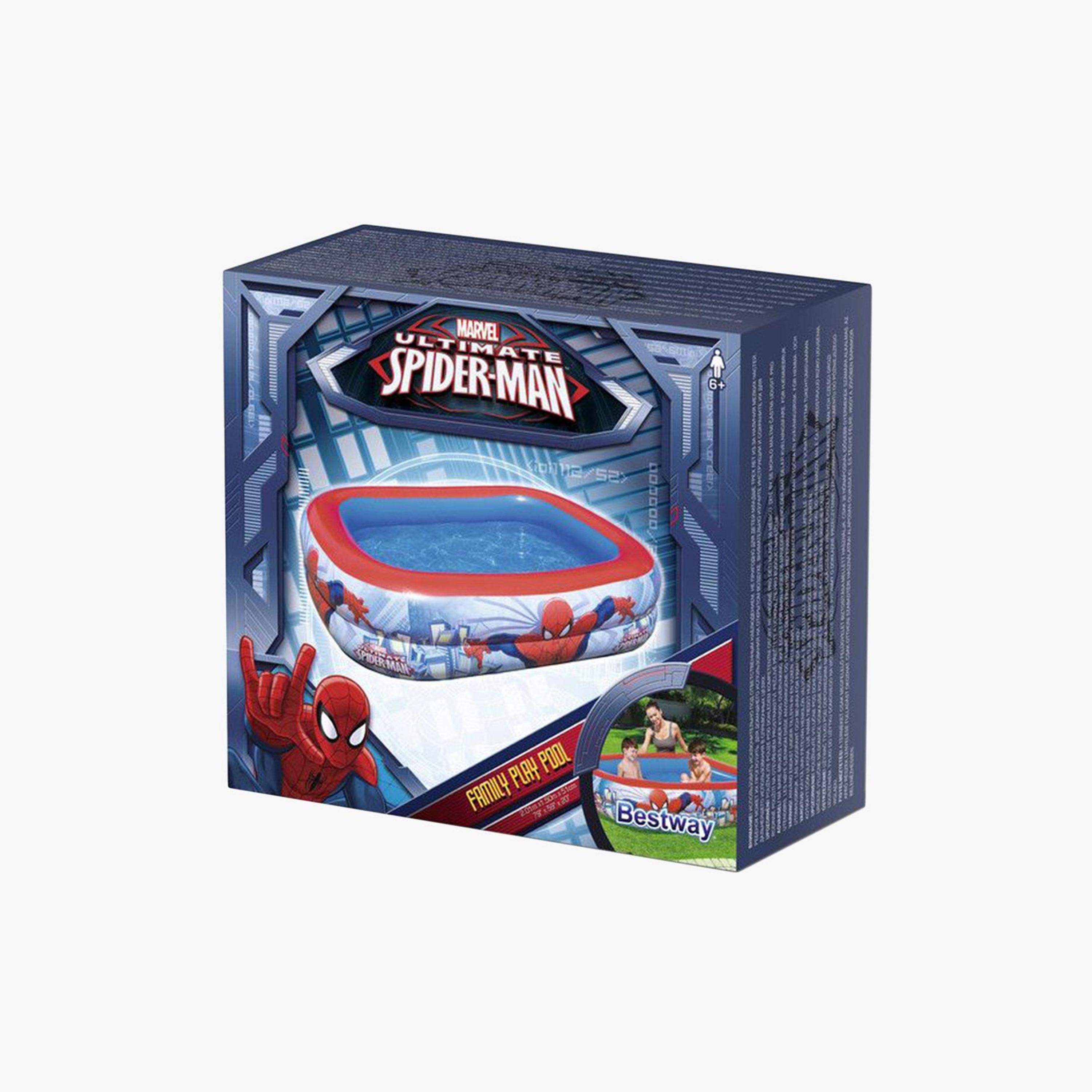 Bestway Spider-Man Print Play Pool - 201 x 150 x 51 cms-toys-outdoor-poolandbeach-floatsandboats-image-2