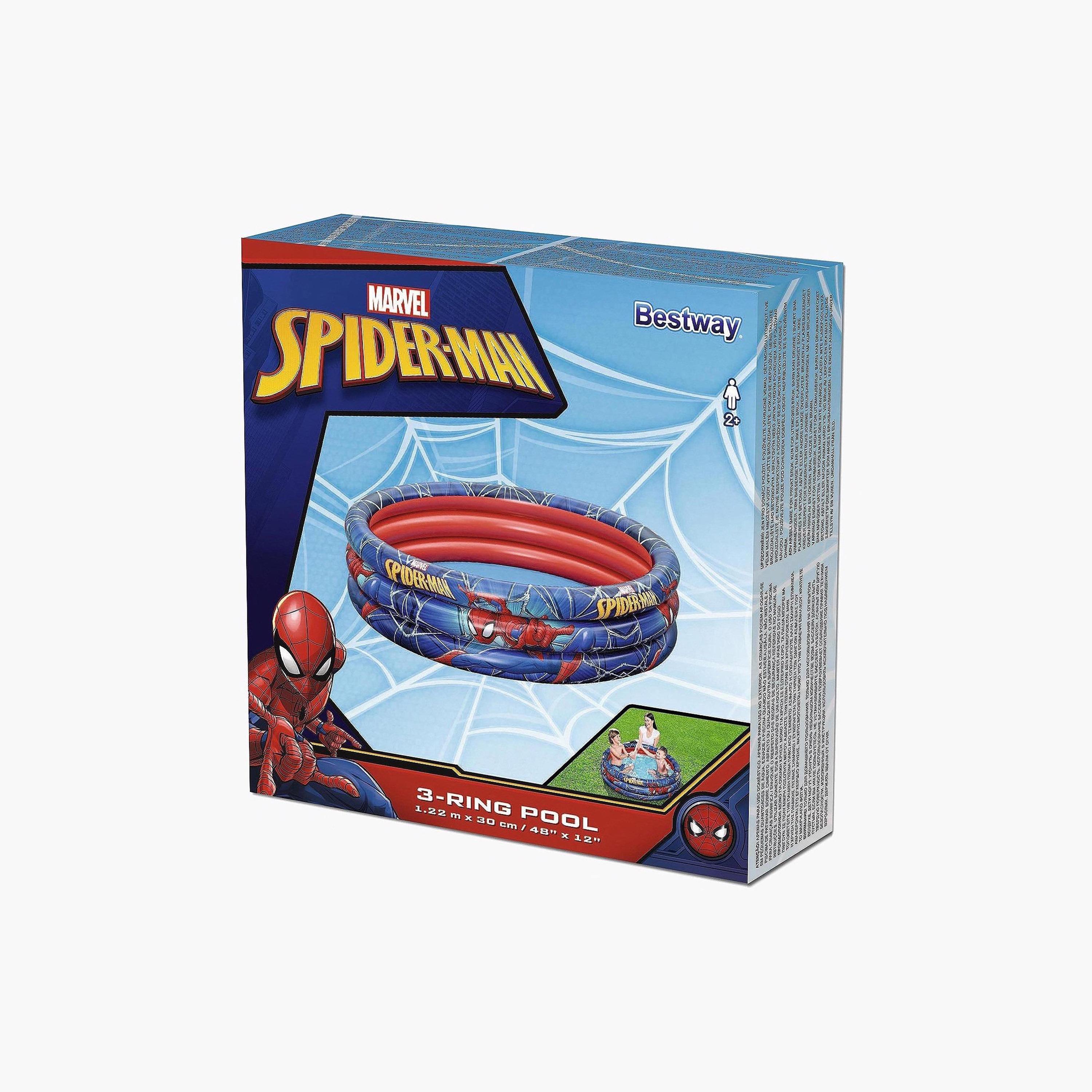 Bestway Spider-Man 3-Ring Pool - 122x30 cms-toys-outdoor-poolandbeach-floatsandboats-image-2