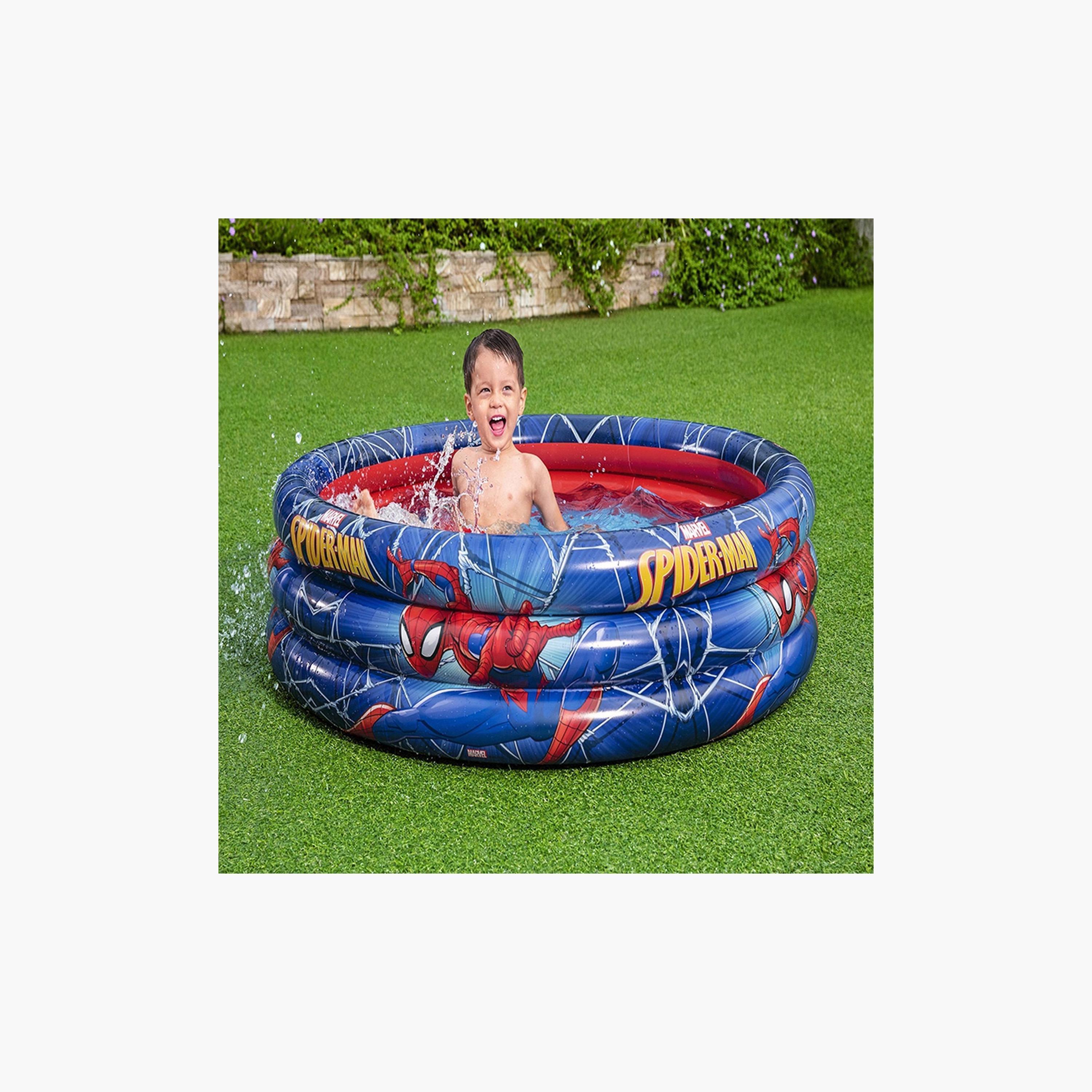 Bestway Spider-Man 3-Ring Pool - 122x30 cms-toys-outdoor-poolandbeach-floatsandboats-image-5