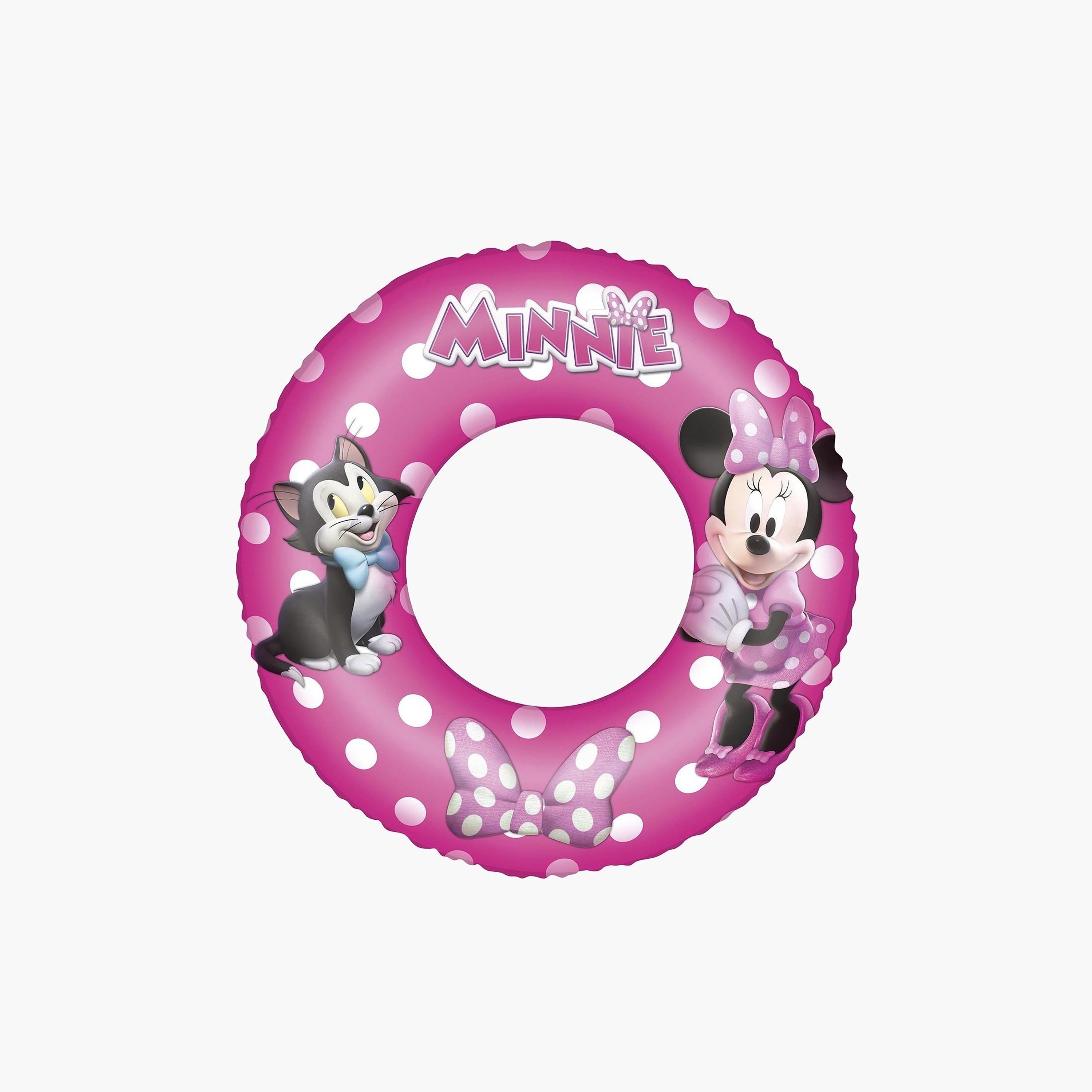 Bestway Minnie Mouse Print Swim Ring - 56 cms-toys-outdoor-poolandbeach-poolaccessories-image-1