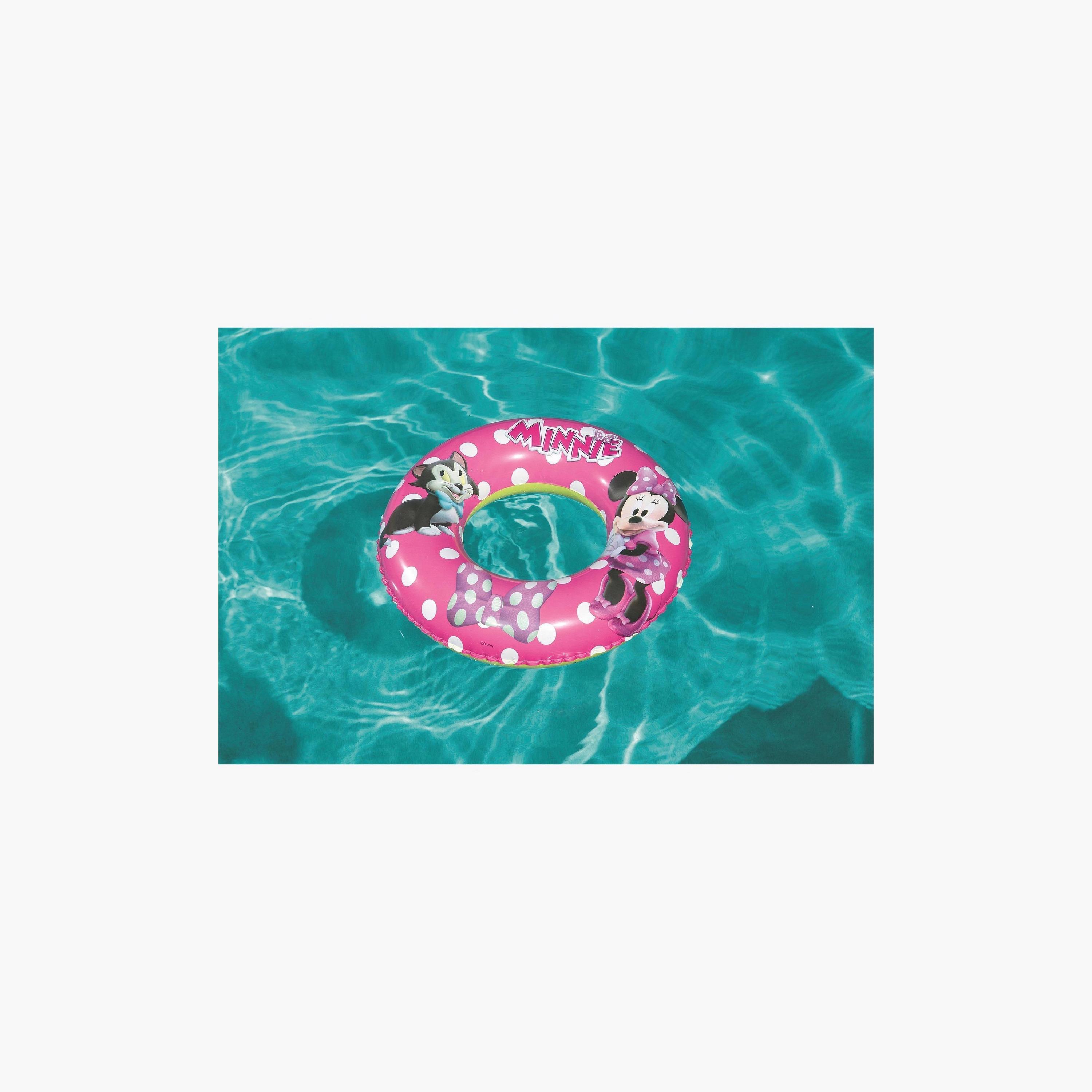 Bestway Minnie Mouse Print Swim Ring - 56 cms-toys-outdoor-poolandbeach-poolaccessories-image-3