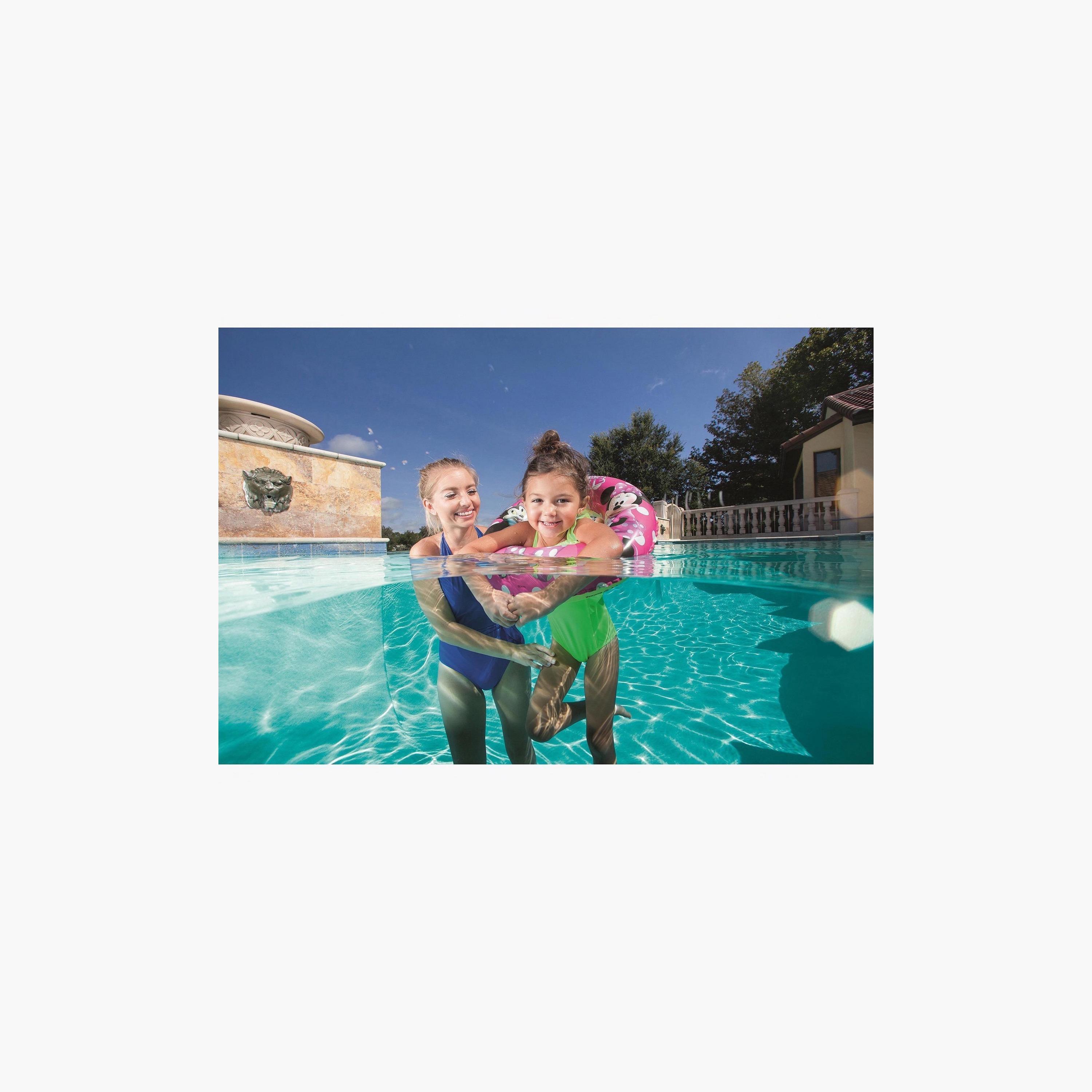 Bestway Minnie Mouse Print Swim Ring - 56 cms-toys-outdoor-poolandbeach-poolaccessories-image-4