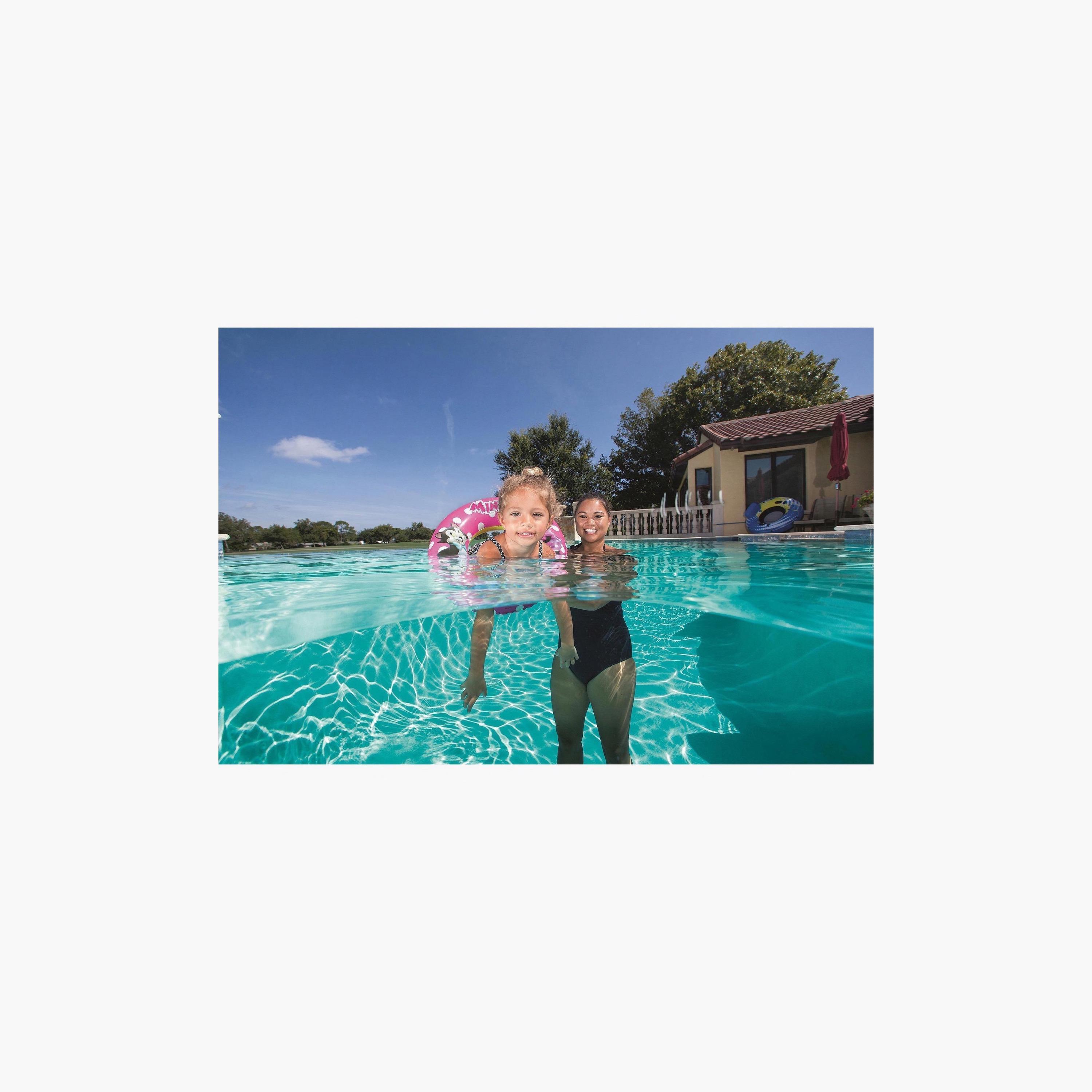 Bestway Minnie Mouse Print Swim Ring - 56 cms-toys-outdoor-poolandbeach-poolaccessories-image-5