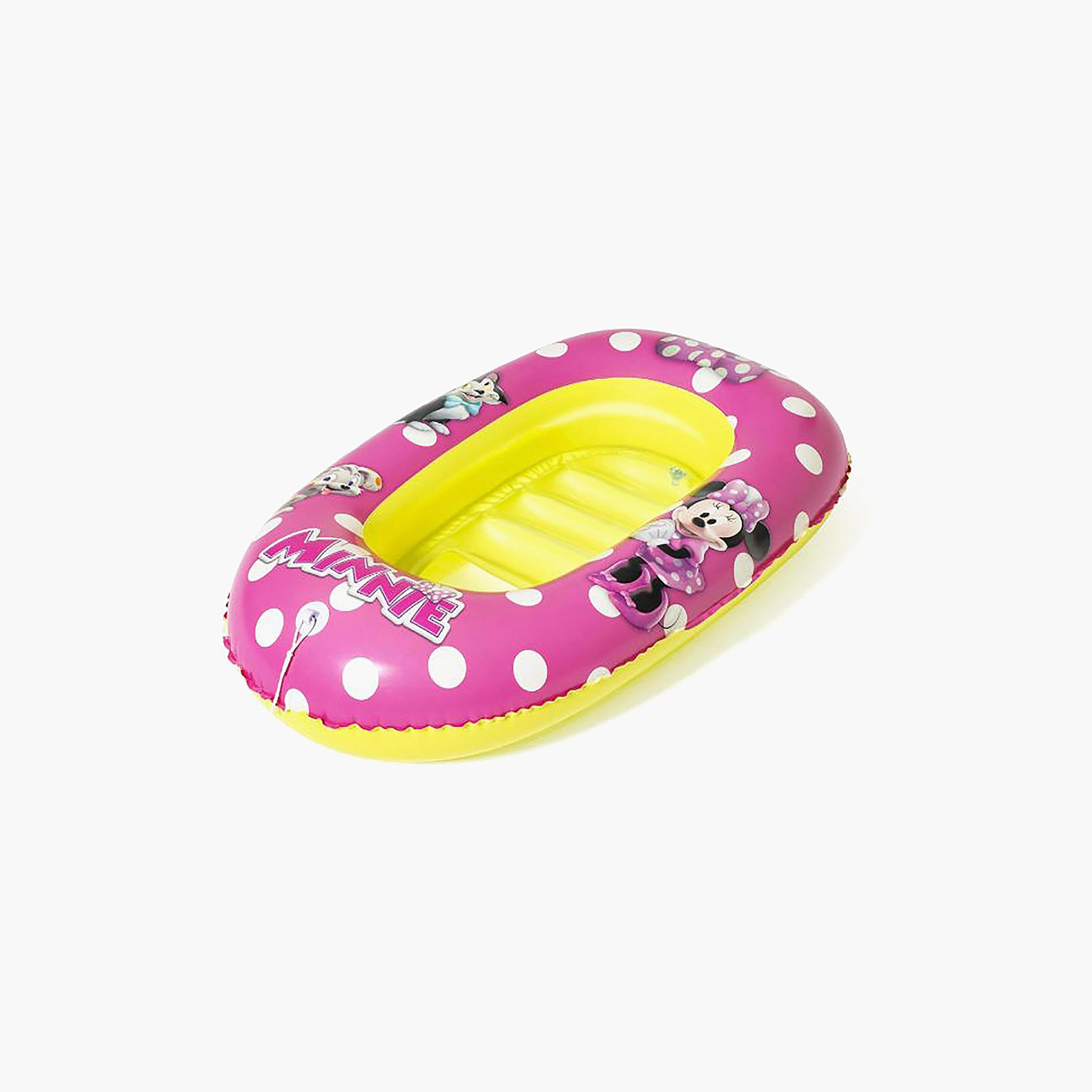 Bestway Minnie Mouse Print Beach Boat - 112x71 cms-toys-outdoor-poolandbeach-floatsandboats-image-1
