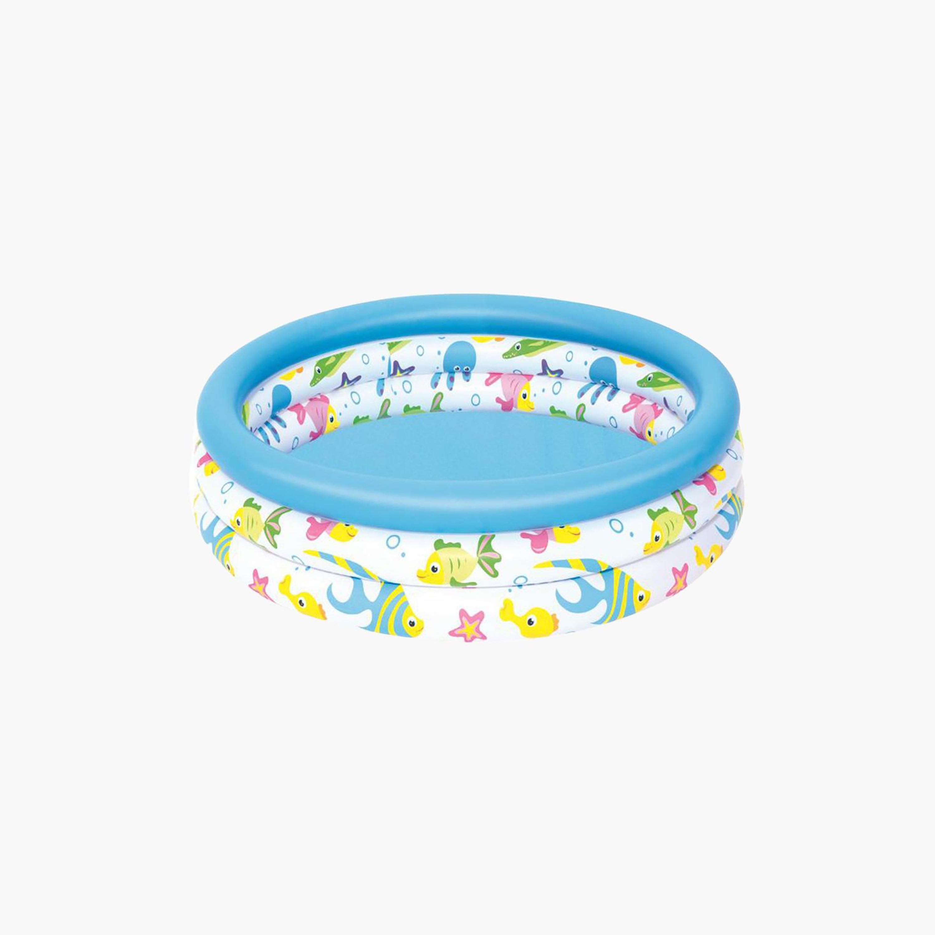 Bestway Ocean Life Printed Inflatable Pool - 102x25 cms-toys-outdoor-poolandbeach-floatsandboats-image-1