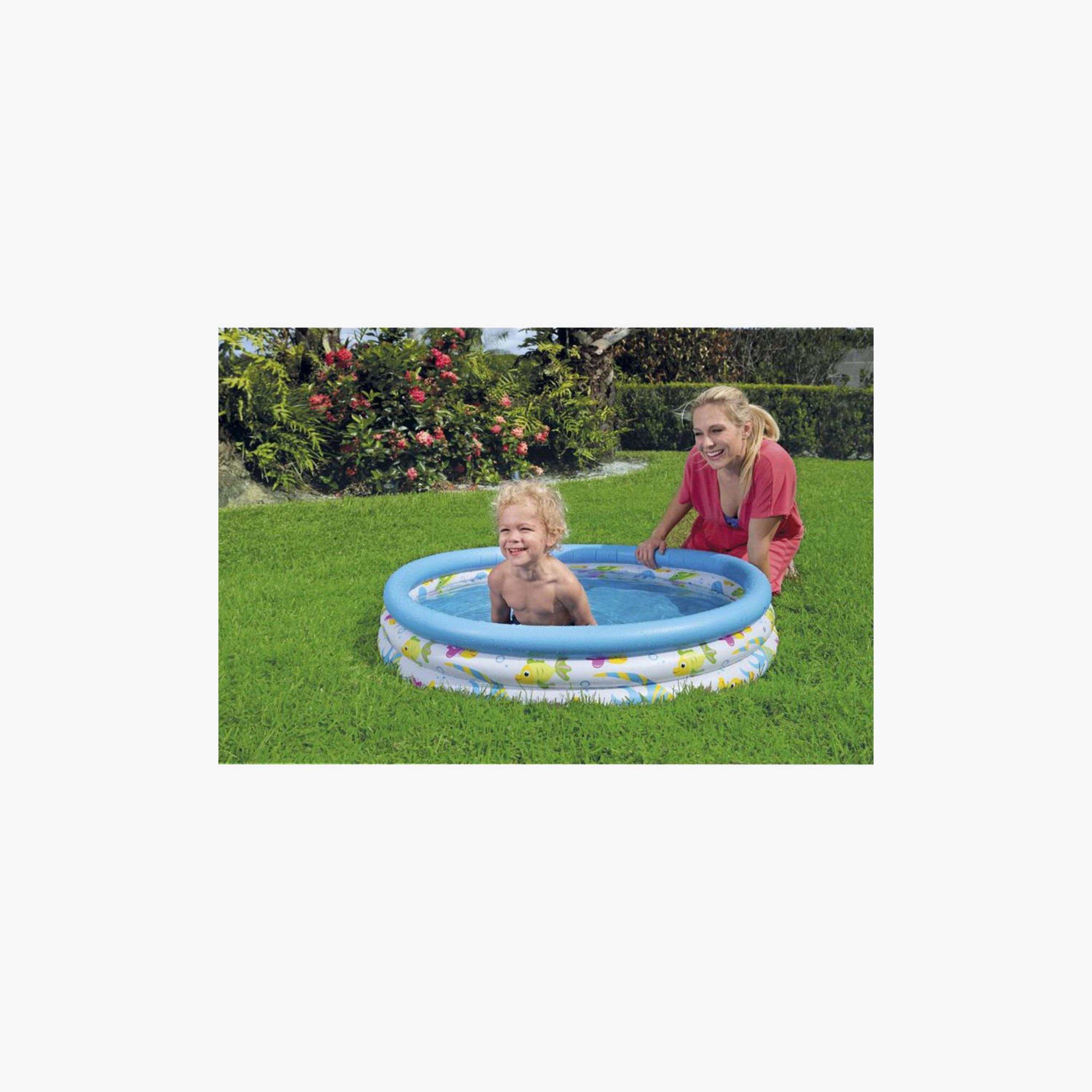 Bestway Ocean Life Printed Inflatable Pool - 102x25 cms-toys-outdoor-poolandbeach-floatsandboats-image-3