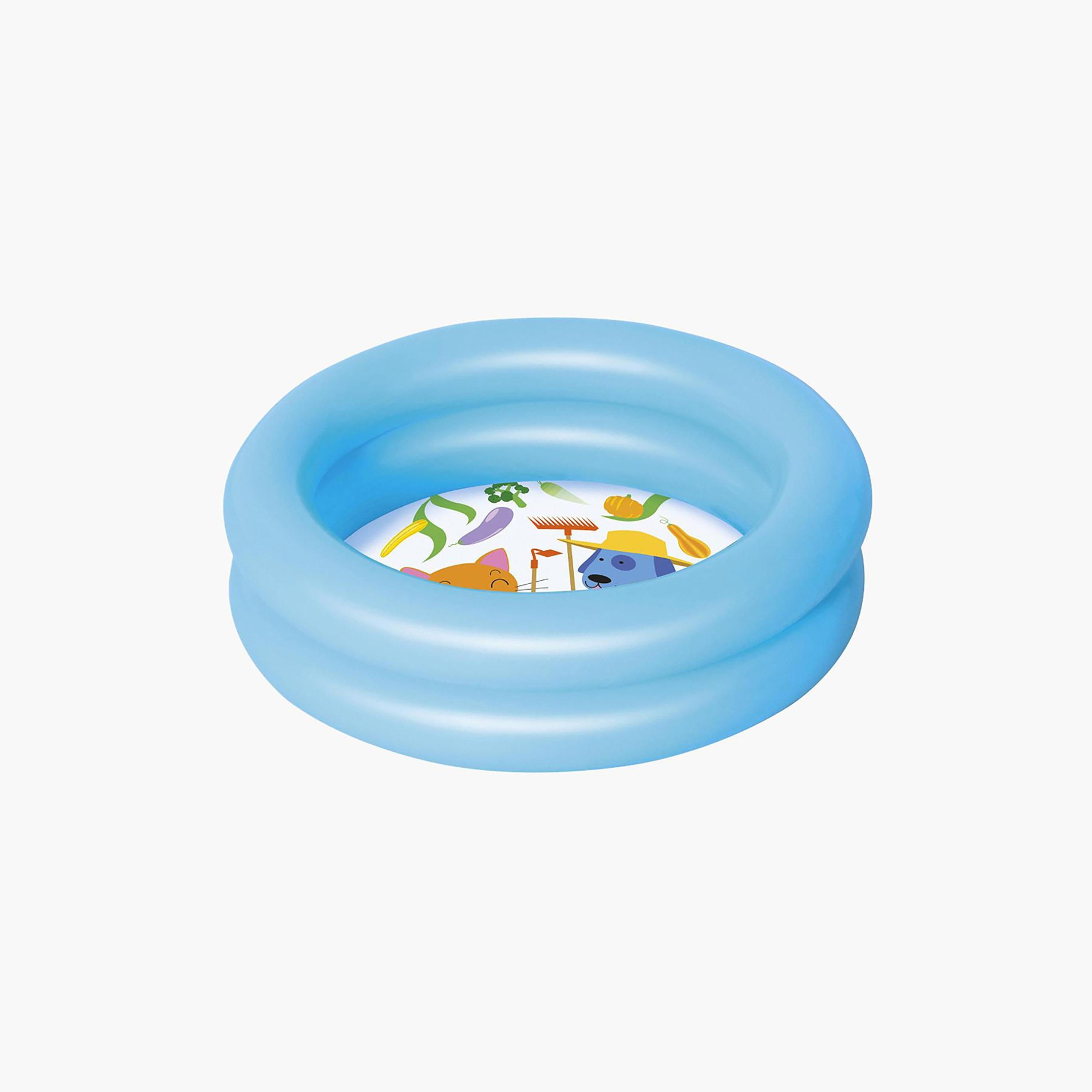 Bestway Round 2-Ring Kiddie Pool - 61x15 cms-toys-outdoor-poolandbeach-floatsandboats-image-1