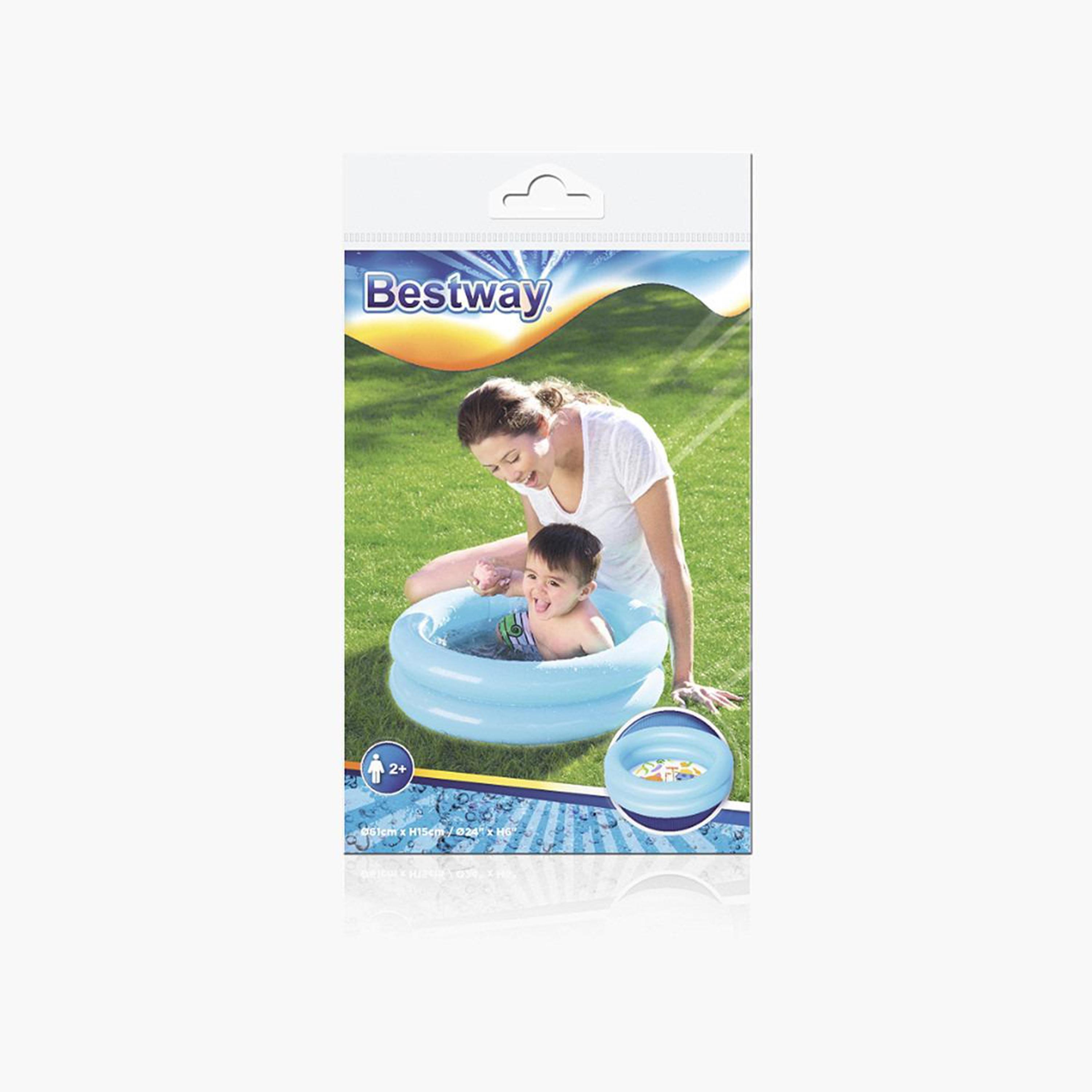 Bestway Round 2-Ring Kiddie Pool - 61x15 cms-toys-outdoor-poolandbeach-floatsandboats-image-2