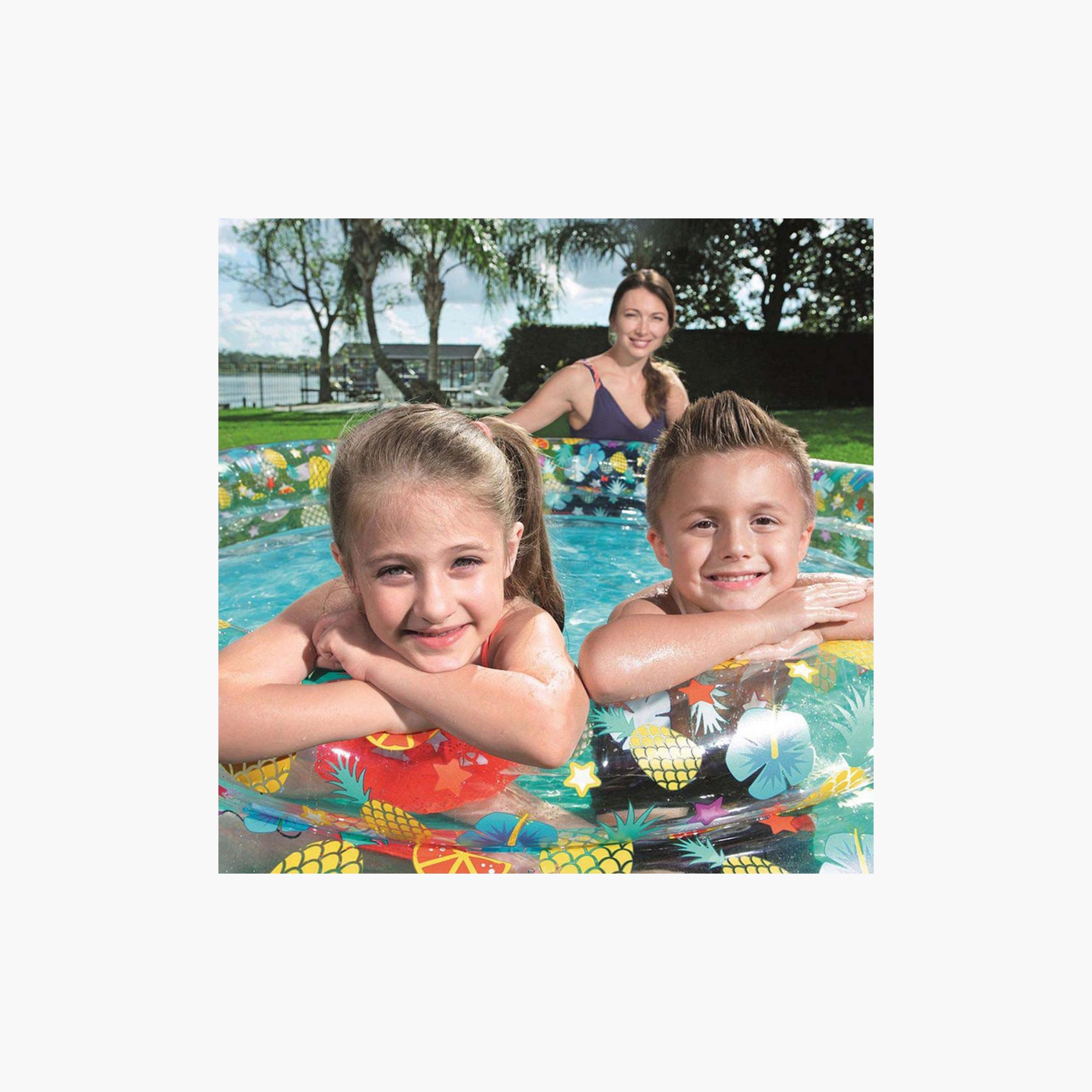 Bestway Transparent Sea Life Printed Inflatable Pool - 170x53 cms-toys-outdoor-poolandbeach-floatsandboats-image-3
