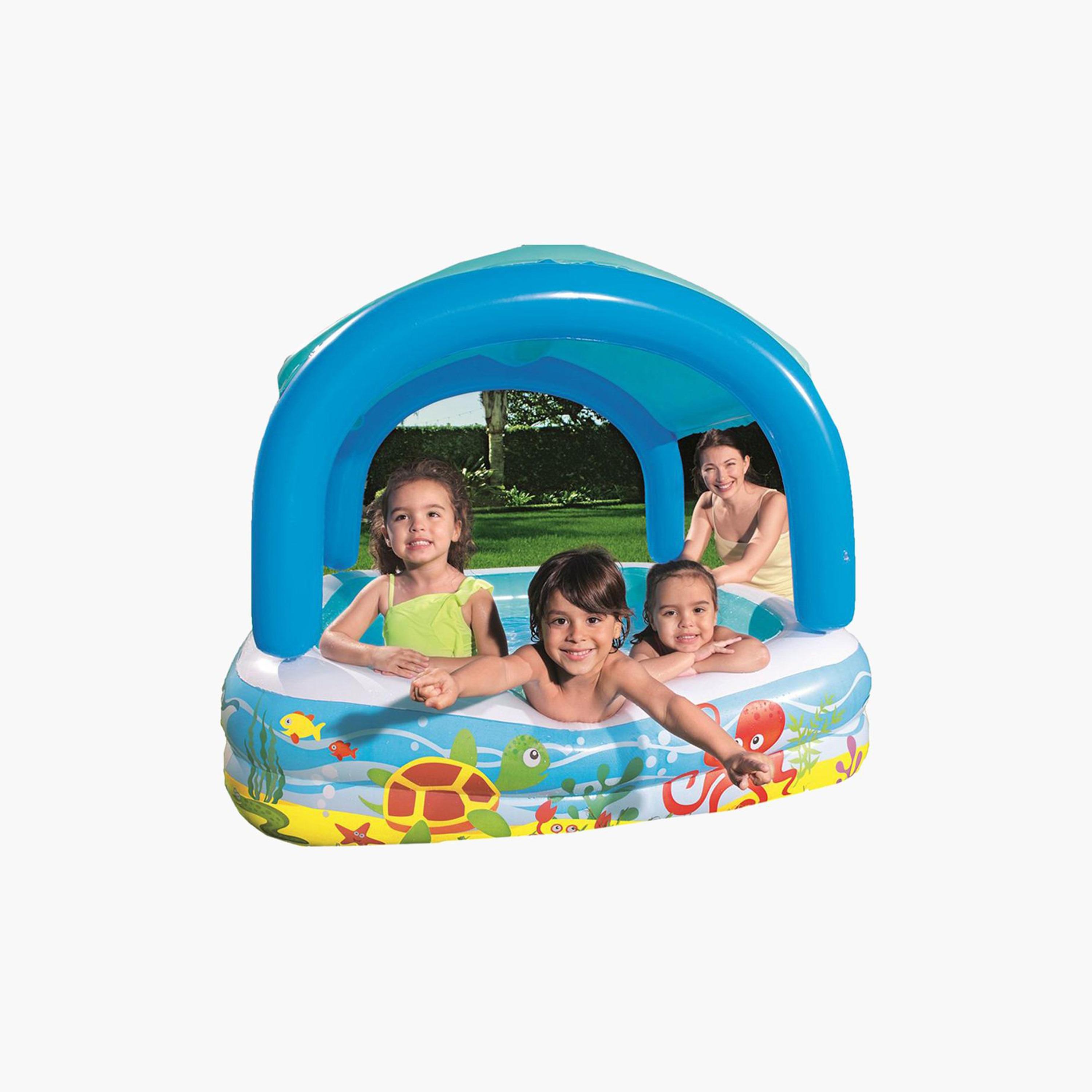 Bestway Printed Inflatable Canopy Play Pool - 33x10.5x30 cms-toys-outdoor-poolandbeach-floatsandboats-image-1