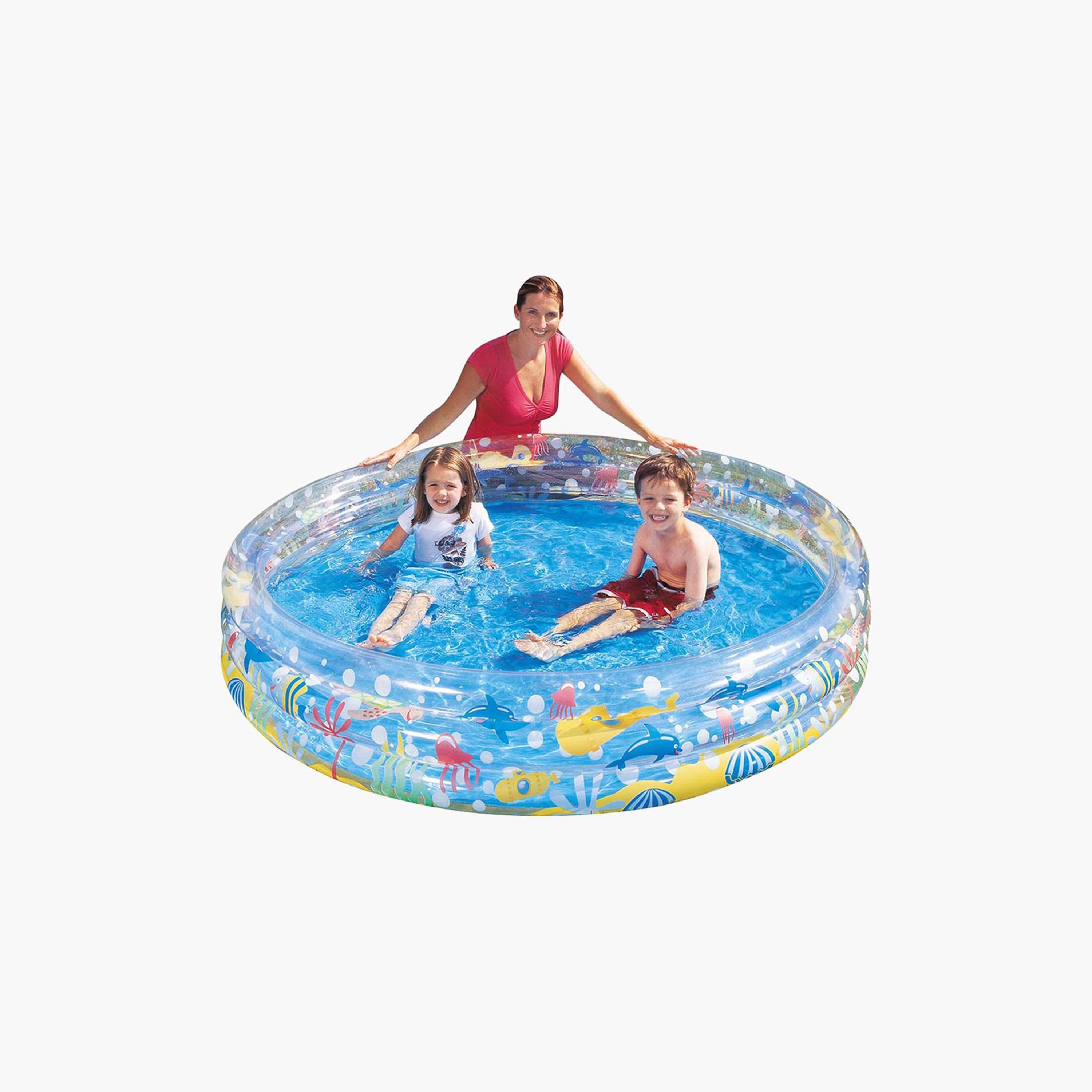Bestway Deep Dive 3-Ring Inflatable Pool - 183x33 cms-toys-outdoor-poolandbeach-floatsandboats-image-1