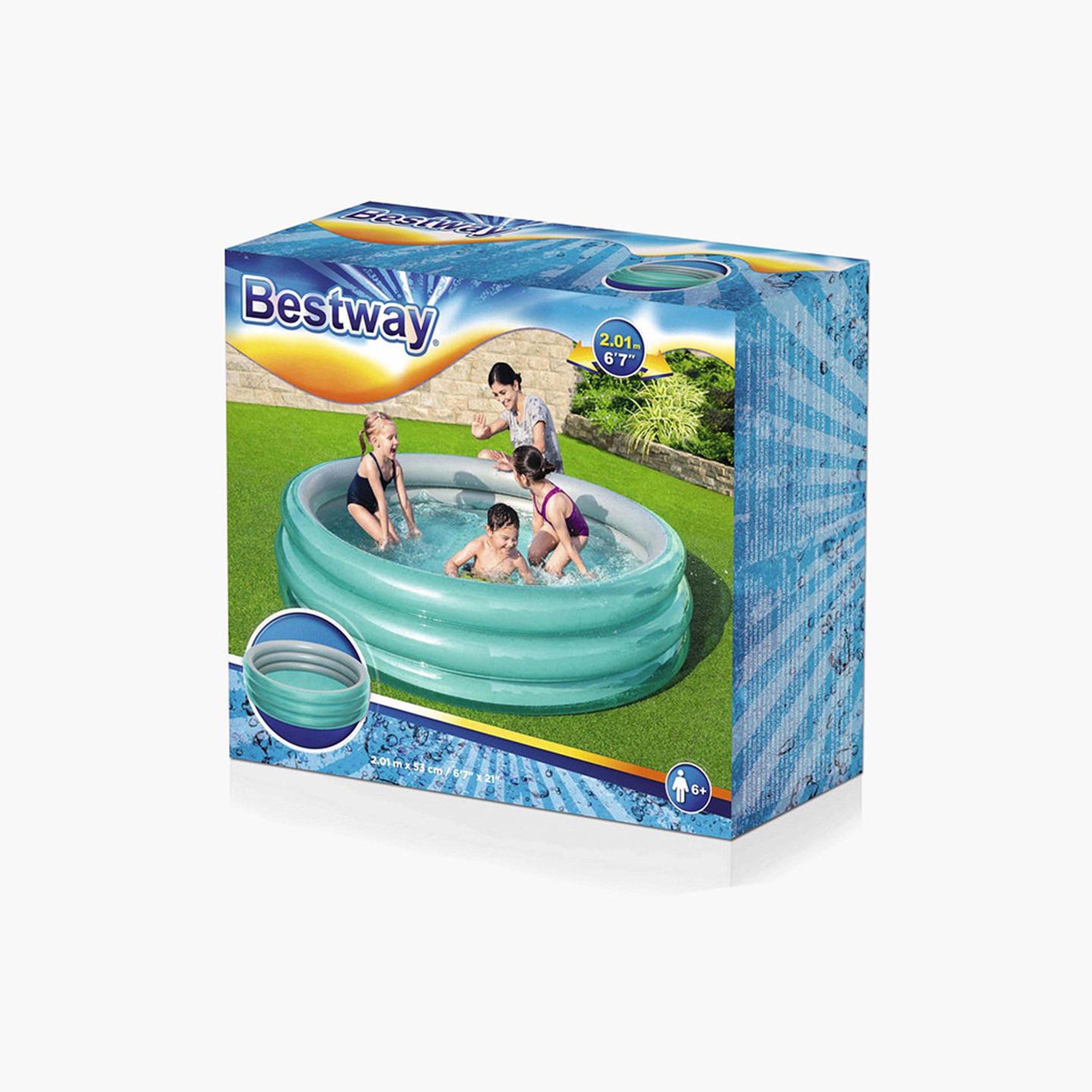 Bestway Big Metallic 3-Ring Pool - 150x53 cms-toys-outdoor-poolandbeach-poolaccessories-image-2