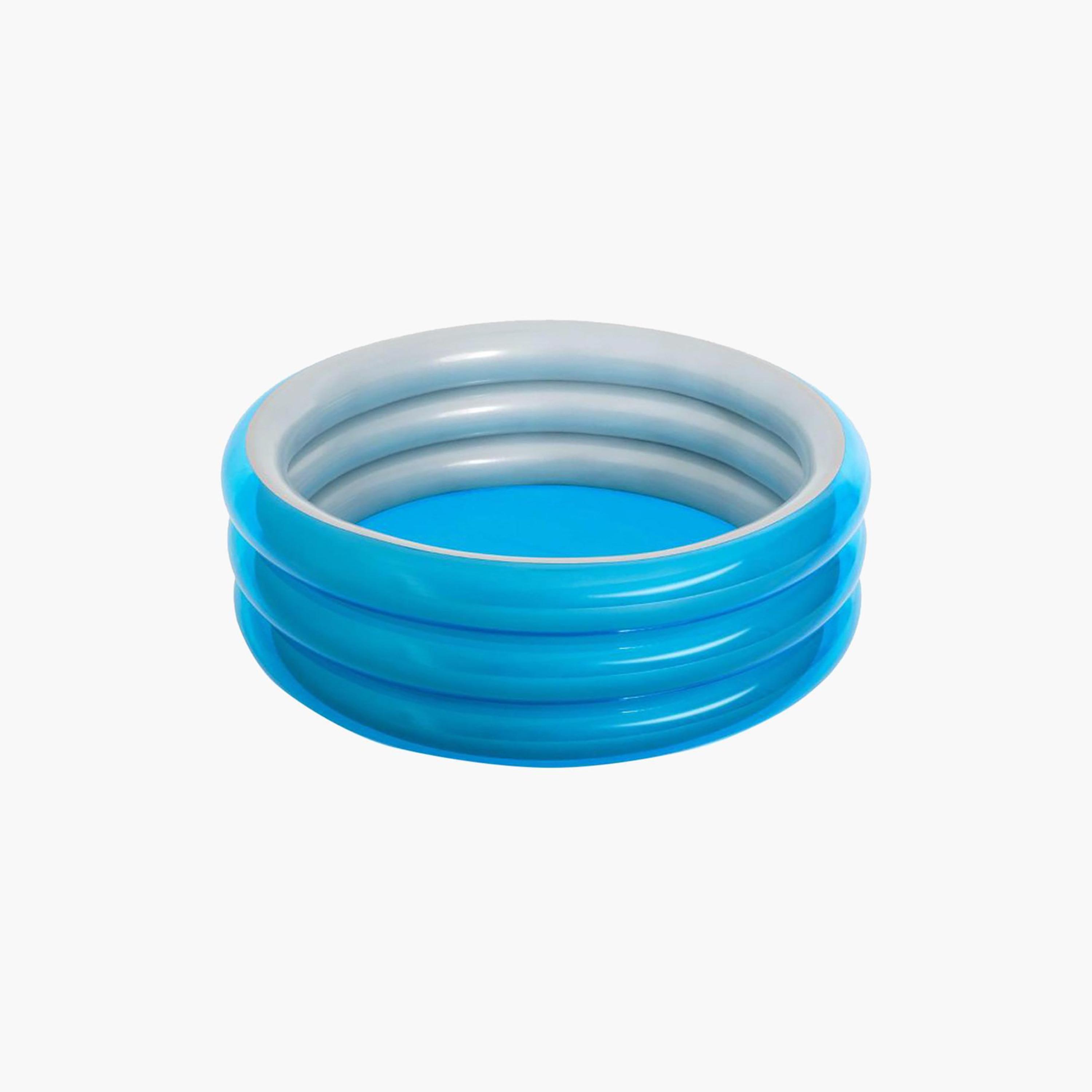 Bestway Big Metallic 3-Ring Inflatable Pool - 33x9.5x30 cms-toys-outdoor-poolandbeach-poolaccessories-image-1