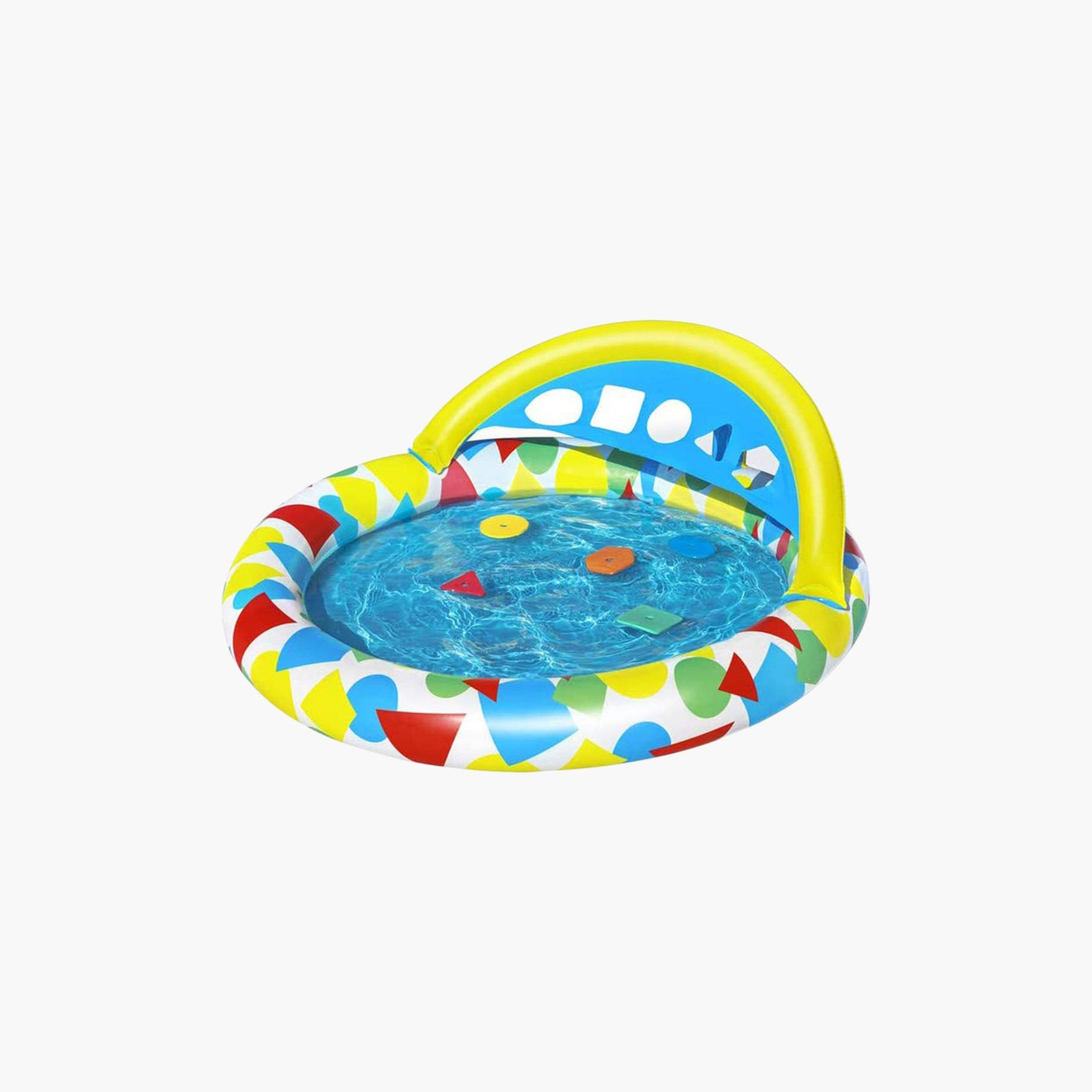 Bestway Splash and Learn Kiddie Pool - 120 x 117 x 46 cms-toys-outdoor-poolandbeach-floatsandboats-image-1