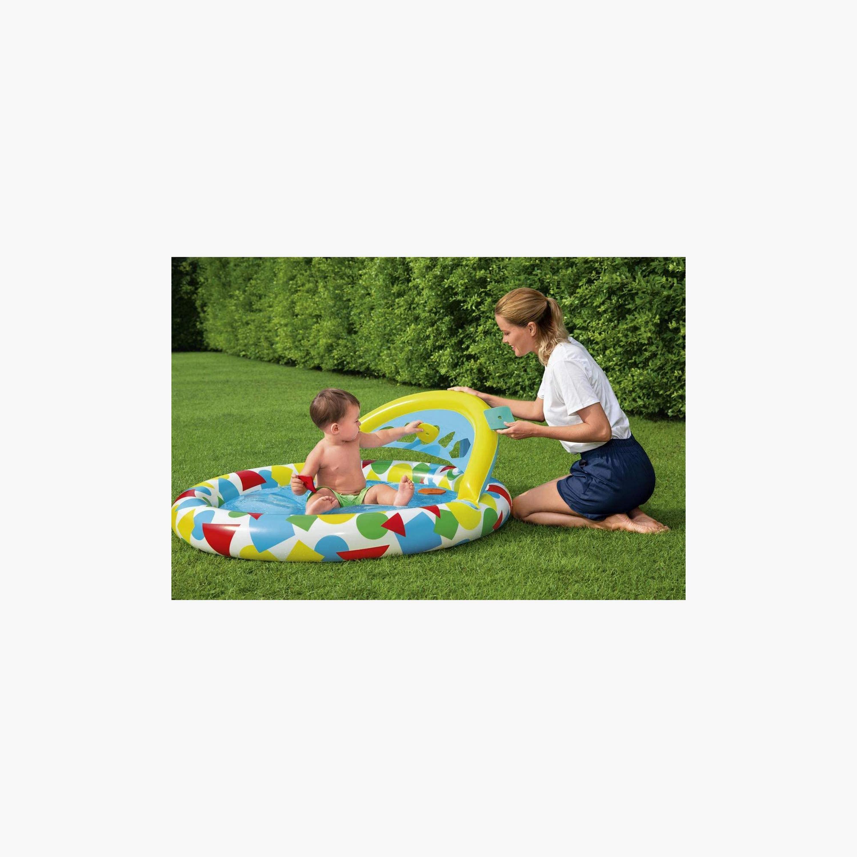 Bestway Splash and Learn Kiddie Pool - 120 x 117 x 46 cms-toys-outdoor-poolandbeach-floatsandboats-image-5