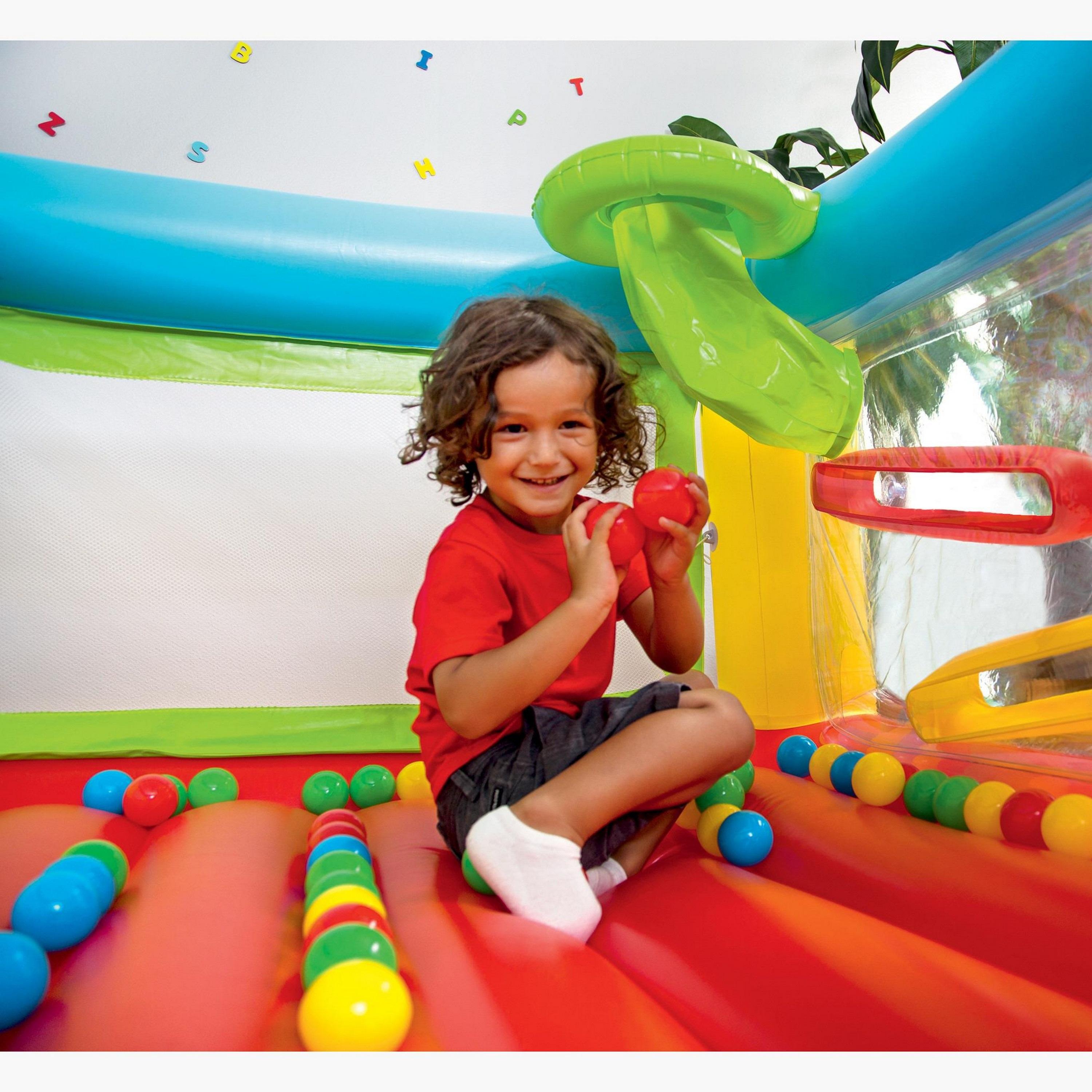 Bestway Inflatable Jumptacular Bouncer Playhouse with 25 Balls-toys-outdoor-playhousesandplayards-image-2