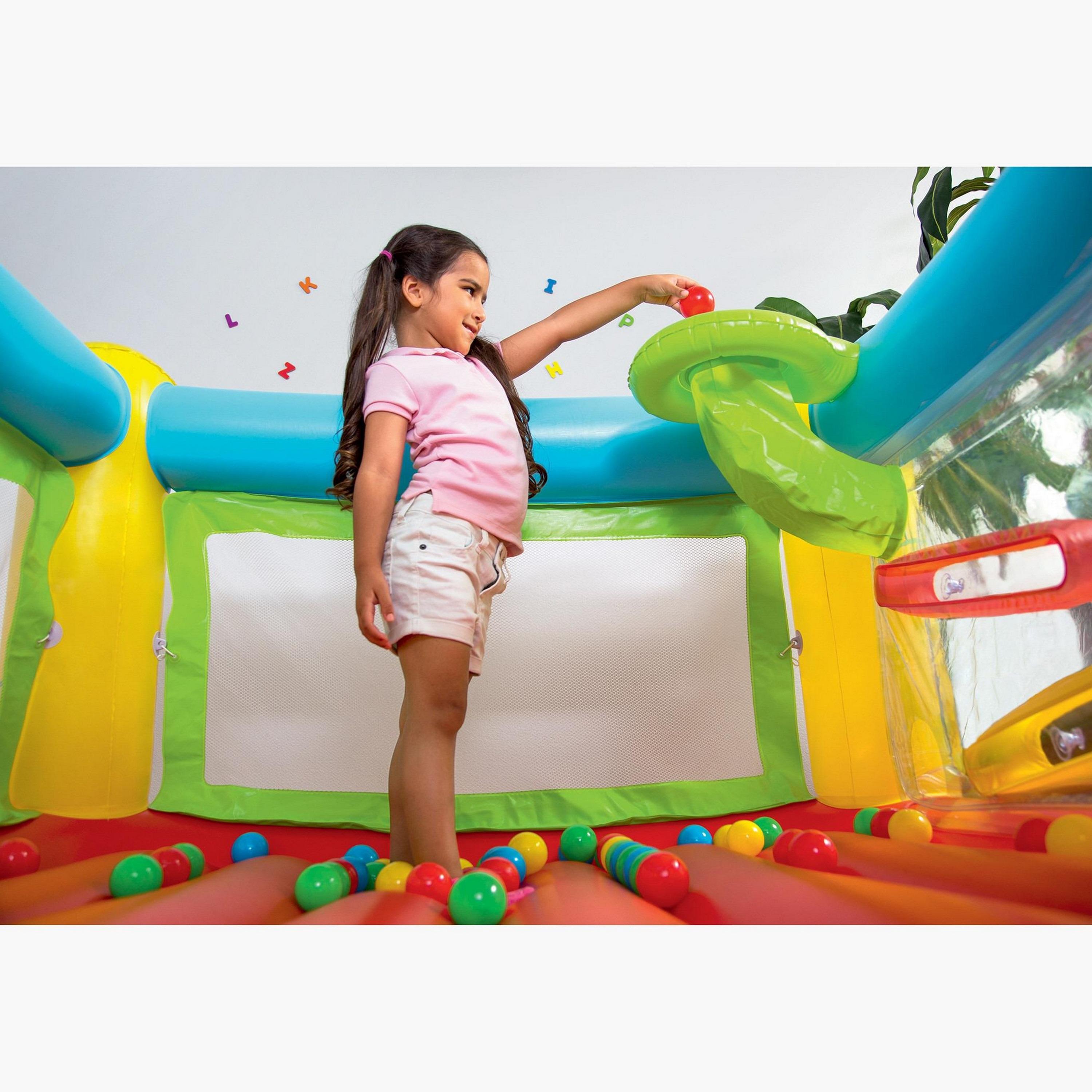 Bestway Inflatable Jumptacular Bouncer Playhouse with 25 Balls-toys-outdoor-playhousesandplayards-image-3