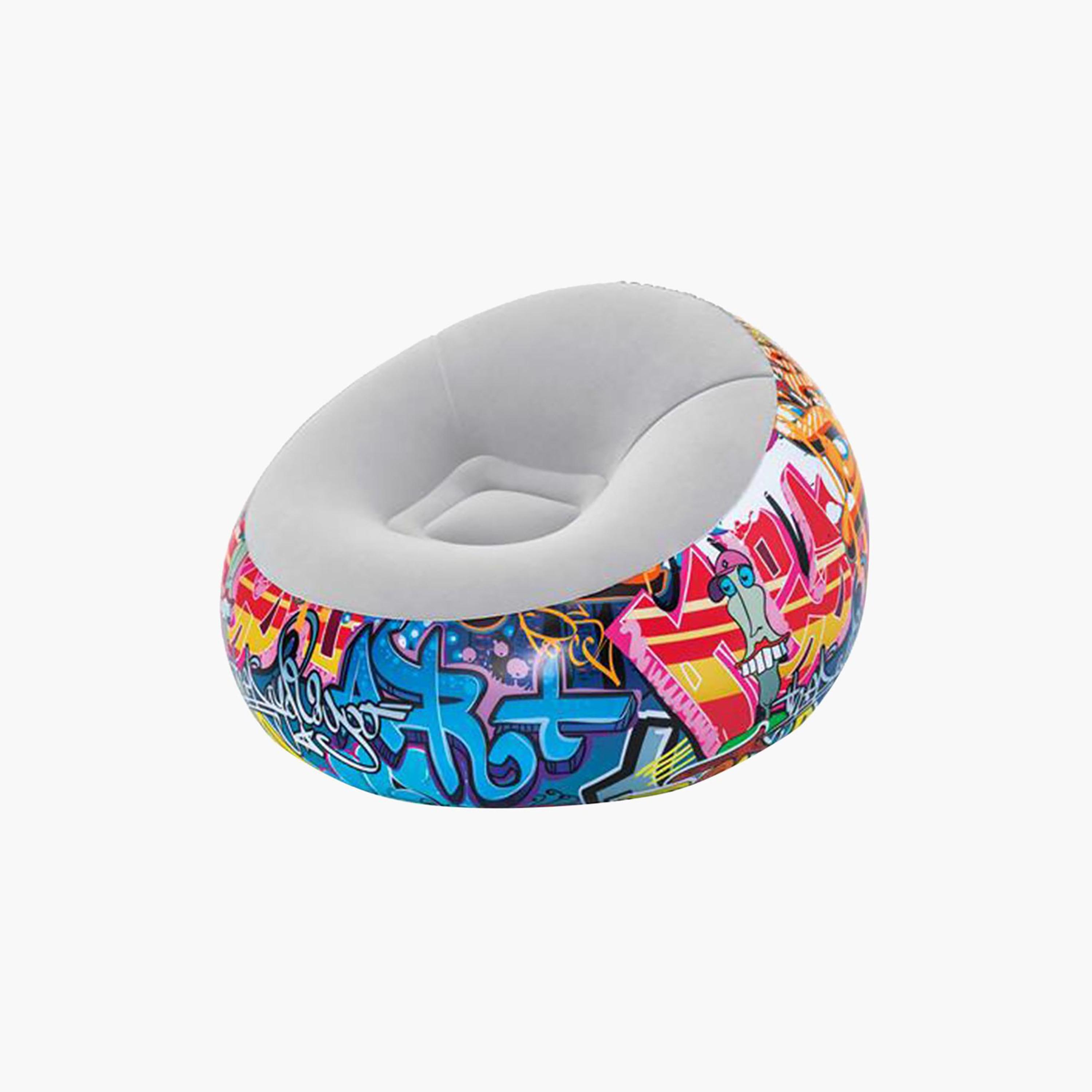 كرسي قابل للنفخ بطبعات جرافيتي من بيست واي-toys-outdoor-poolandbeach-floatsandboats-image-1
