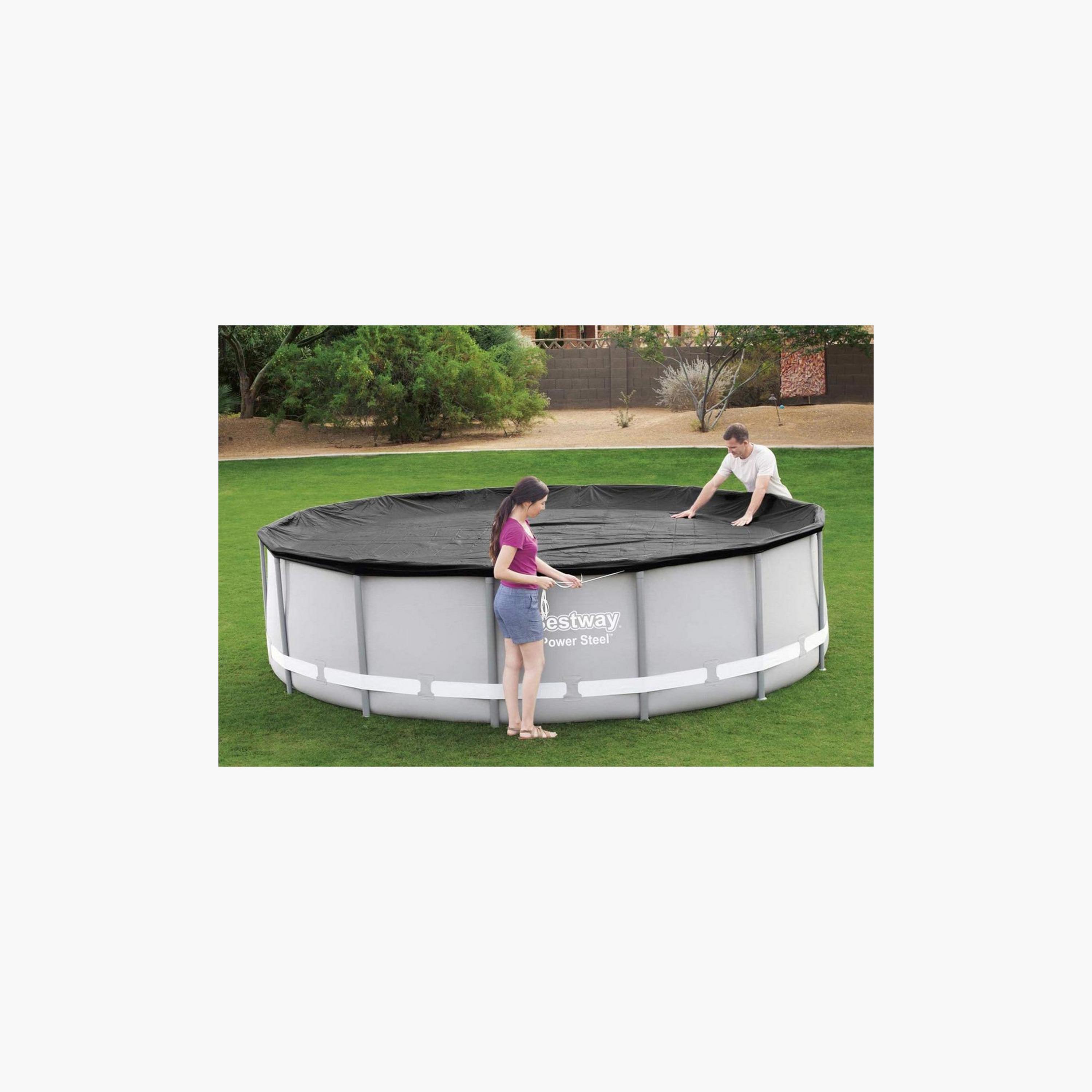 Bestway Flowclear PVC Pool Cover - 427 cms-toys-outdoor-poolandbeach-image-3