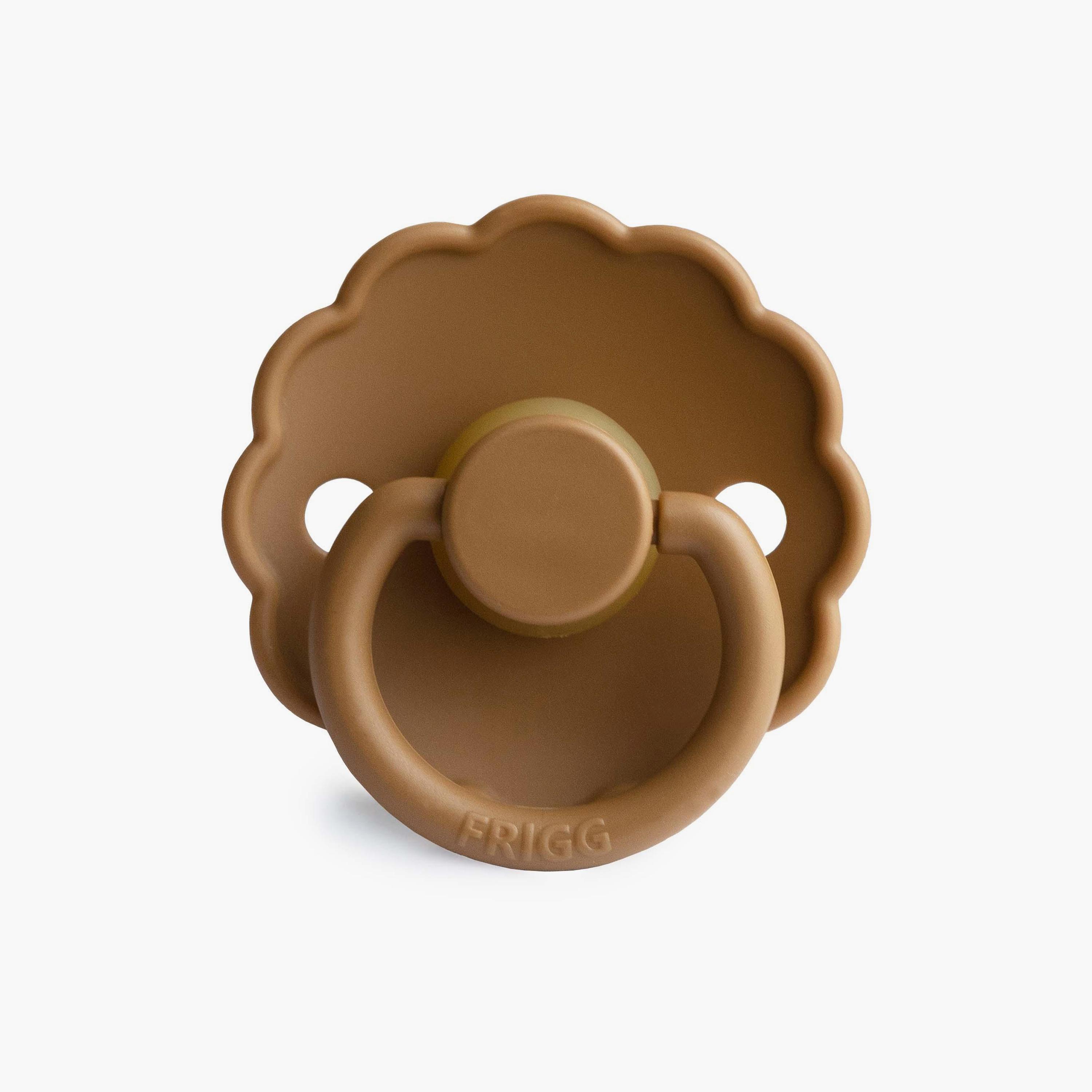 Frigg Daisy Latex Baby Pacifier (0-6M), Cappuccino , Size 1-baby-feeding-pacifiers-image-2